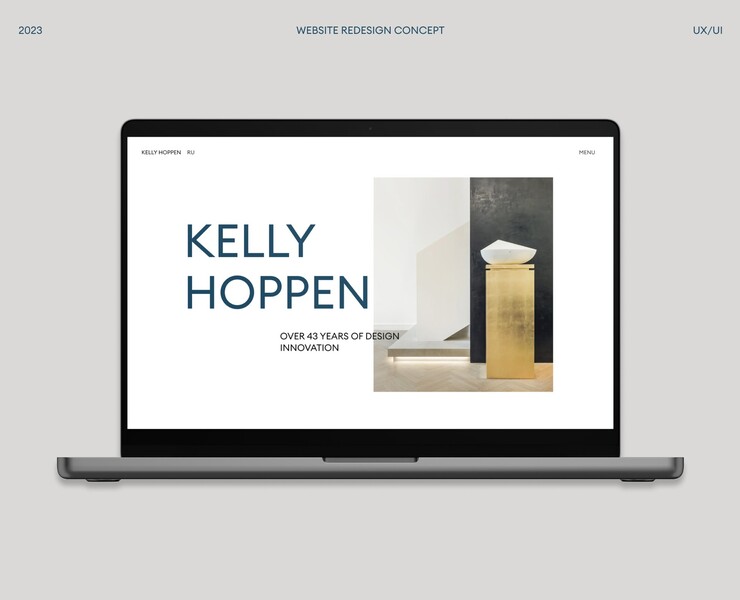 Kelly Hoppen | Redesign concept — Интерфейсы на Dprofile