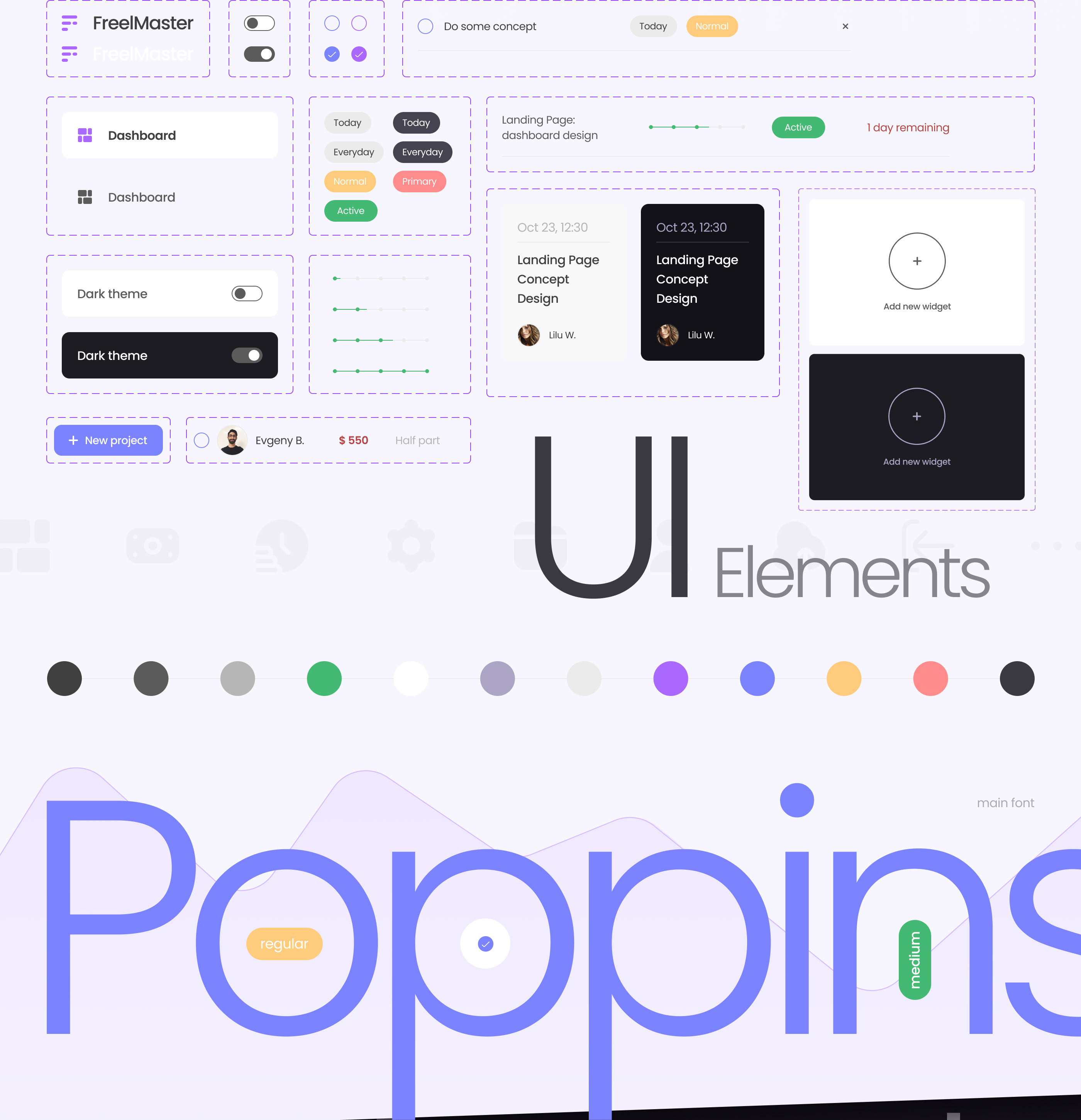 Dashboard UI Design / Freelancer's Dashboard — Изображение №5 — Интерфейсы на Dprofile