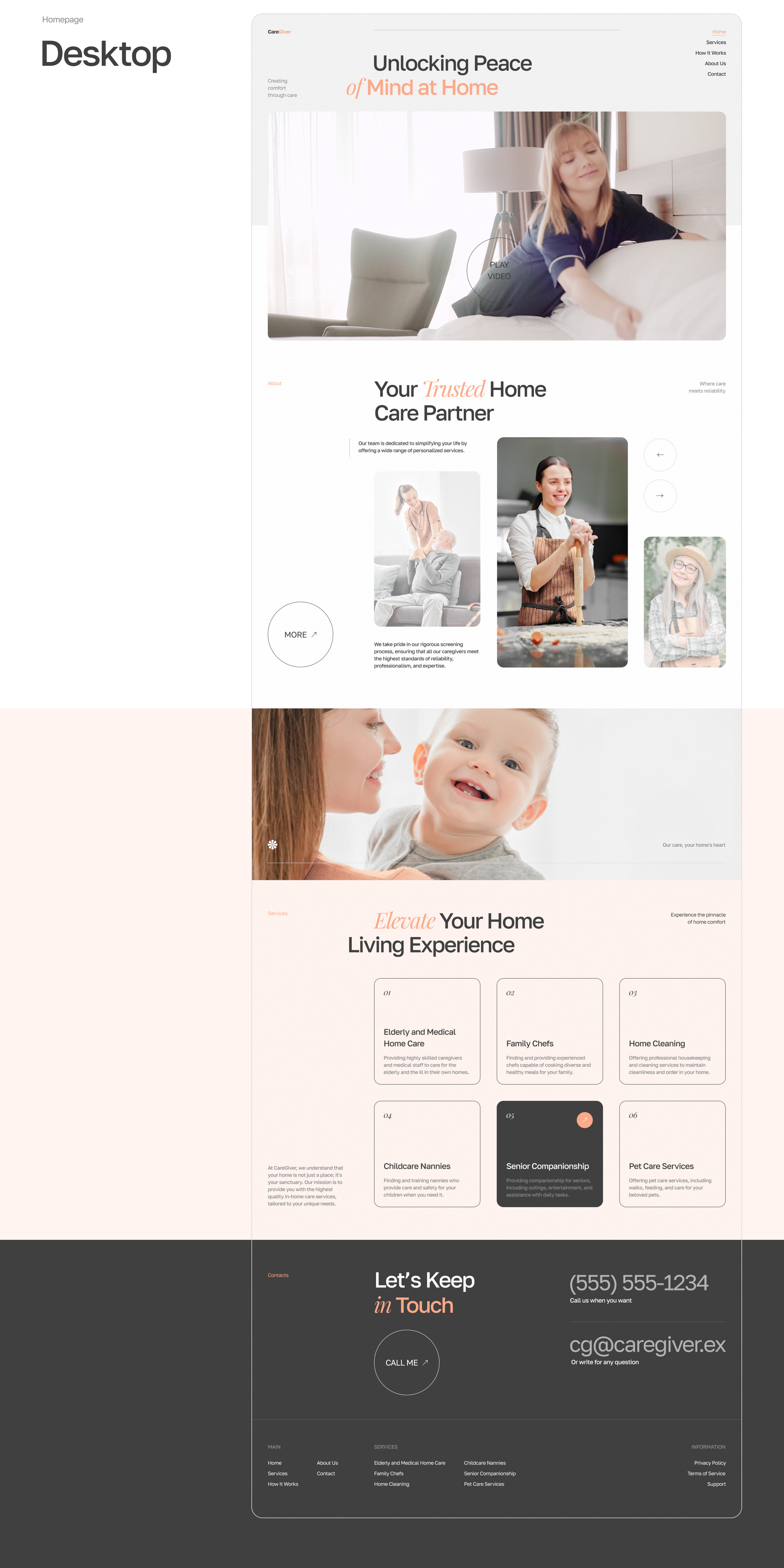 CareGiver - Home Assistance Provider — Изображение №4 — Интерфейсы, Графика на Dprofile