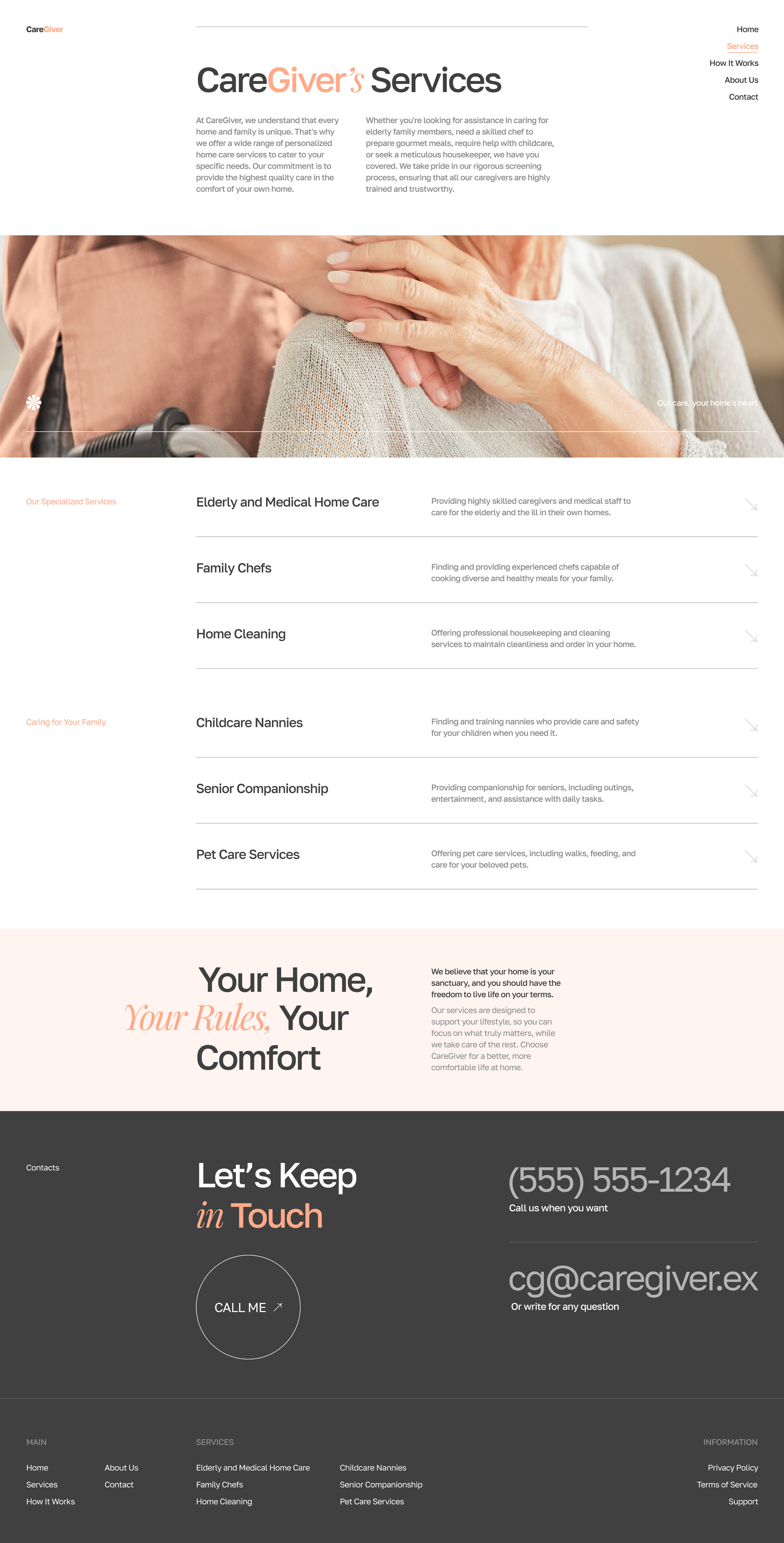 CareGiver - Home Assistance Provider — Изображение №9 — Интерфейсы, Графика на Dprofile