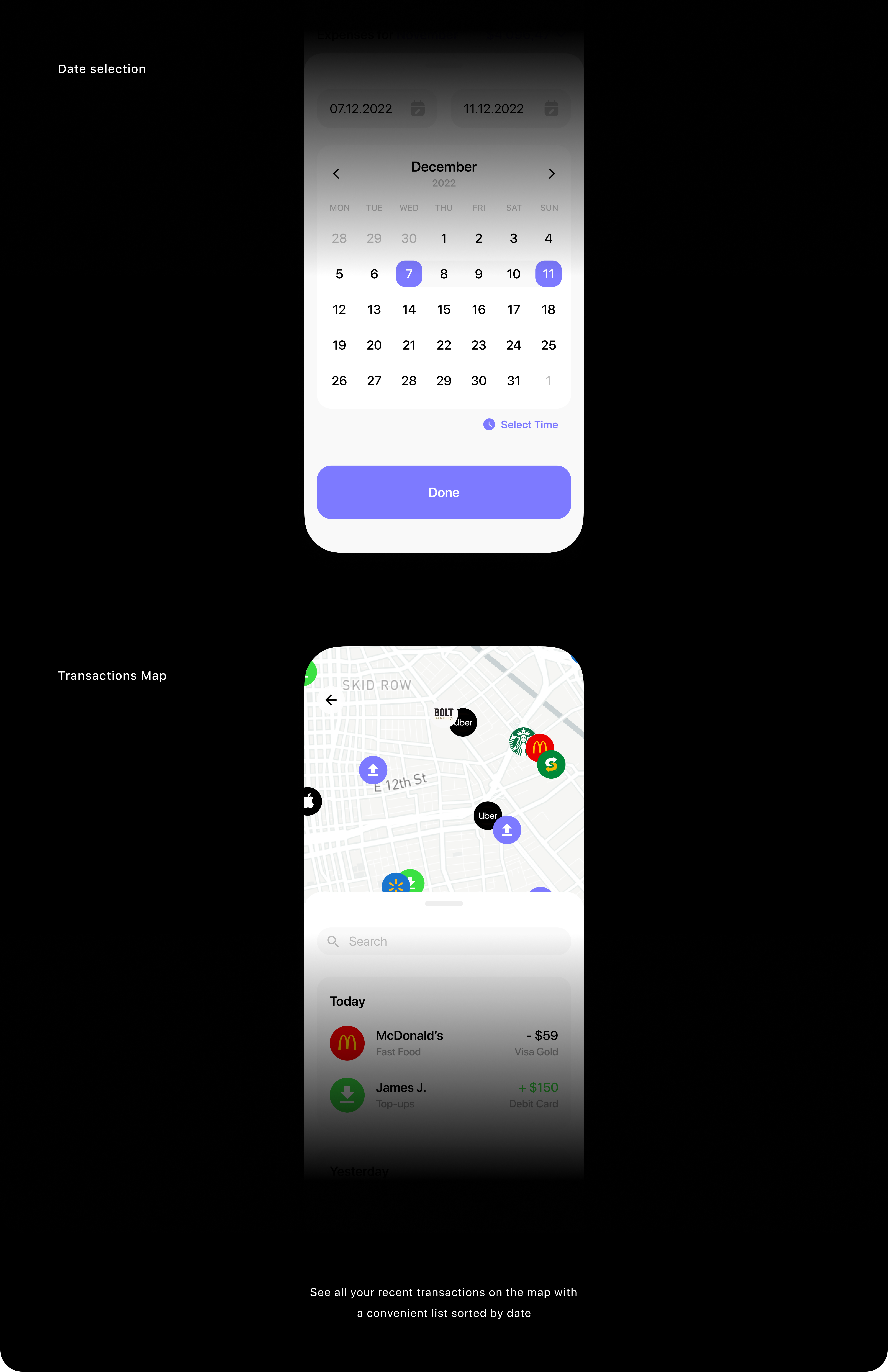 Mobile Bank App | UX UI - The Core — Изображение №9 — Интерфейсы, Анимация на Dprofile