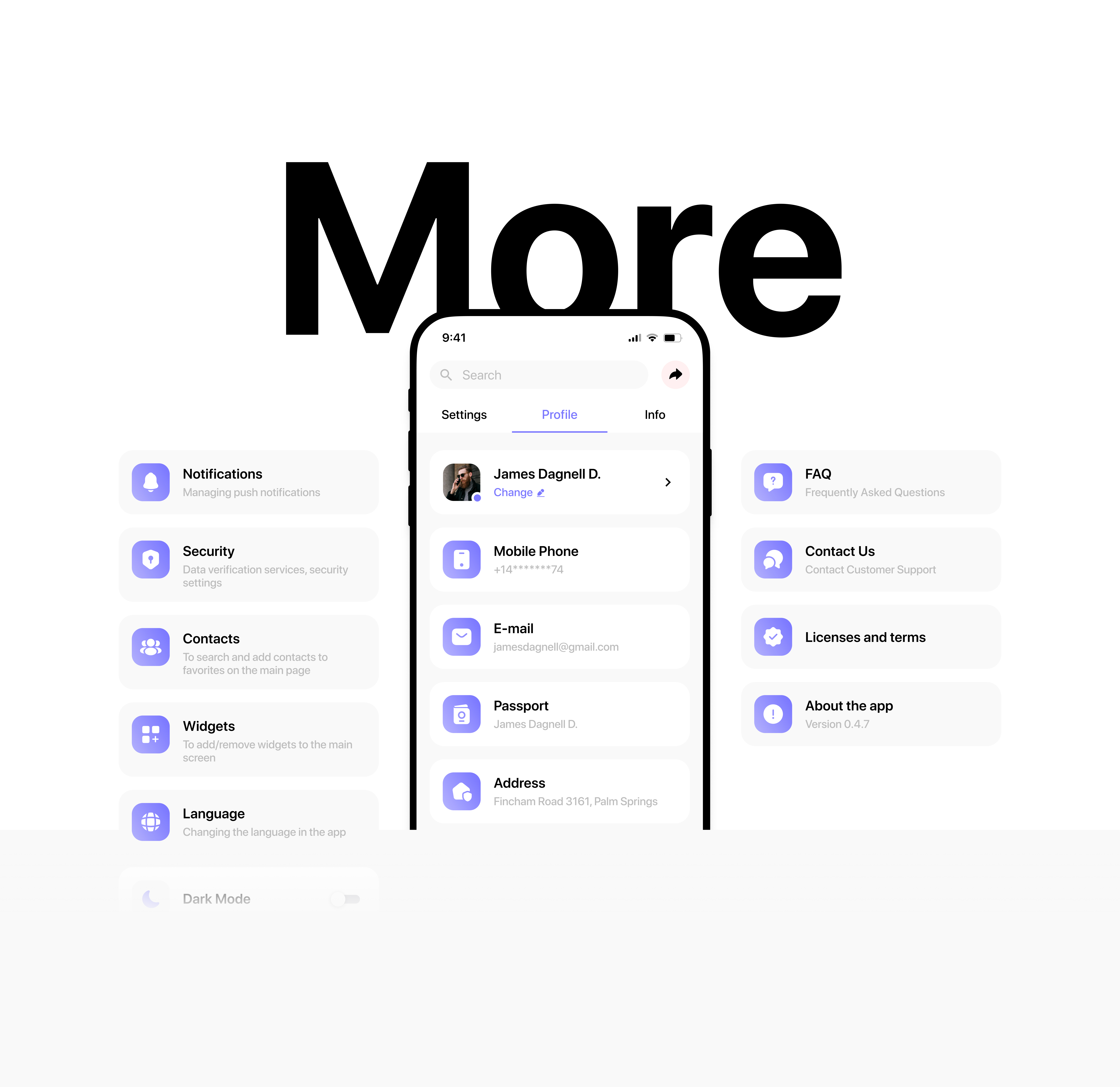 Mobile Bank App | UX UI - The Core — Изображение №10 — Интерфейсы, Анимация на Dprofile