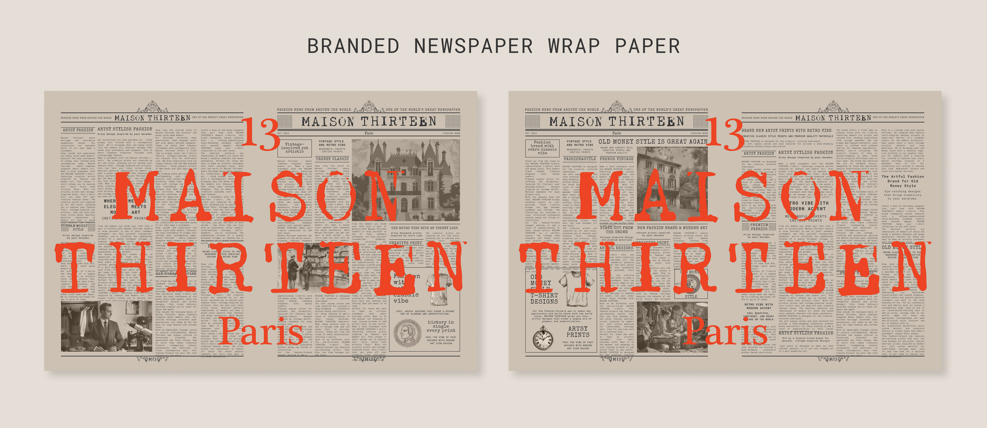 Maison Thirteen — Изображение №5 — Брендинг на Dprofile