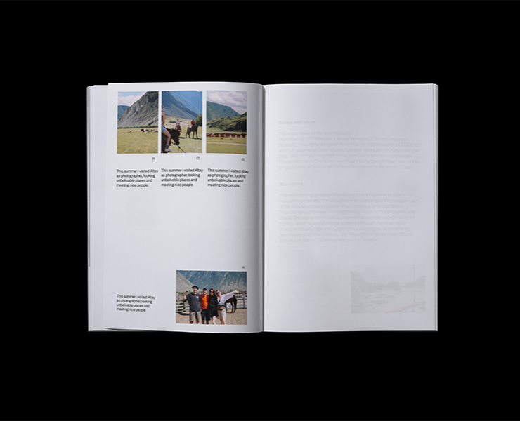 Photo book Altay memories — Графика на Dprofile