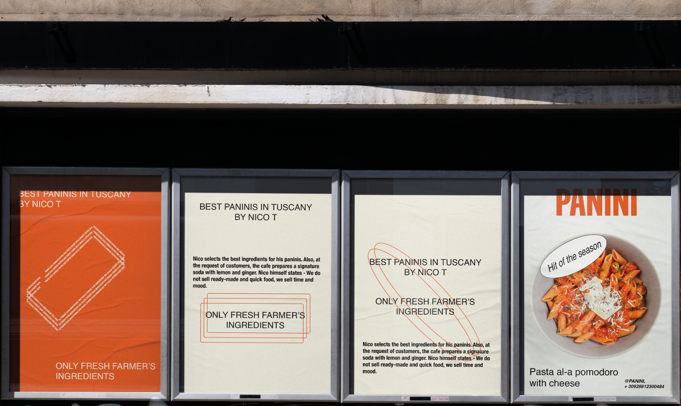 Brand Identity for cafe Panini — Изображение №9 — Брендинг на Dprofile