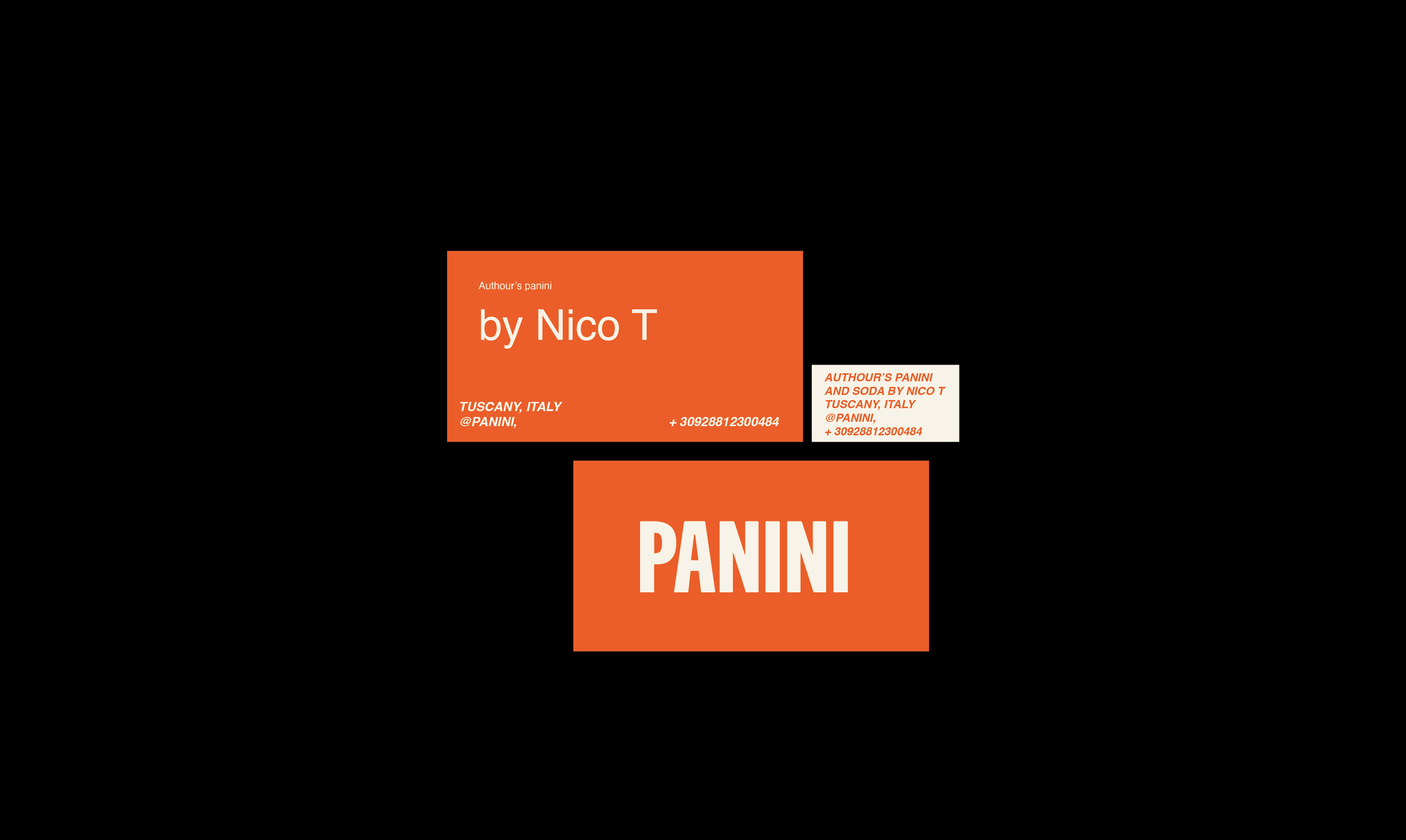 Brand Identity for cafe Panini — Изображение №4 — Брендинг на Dprofile