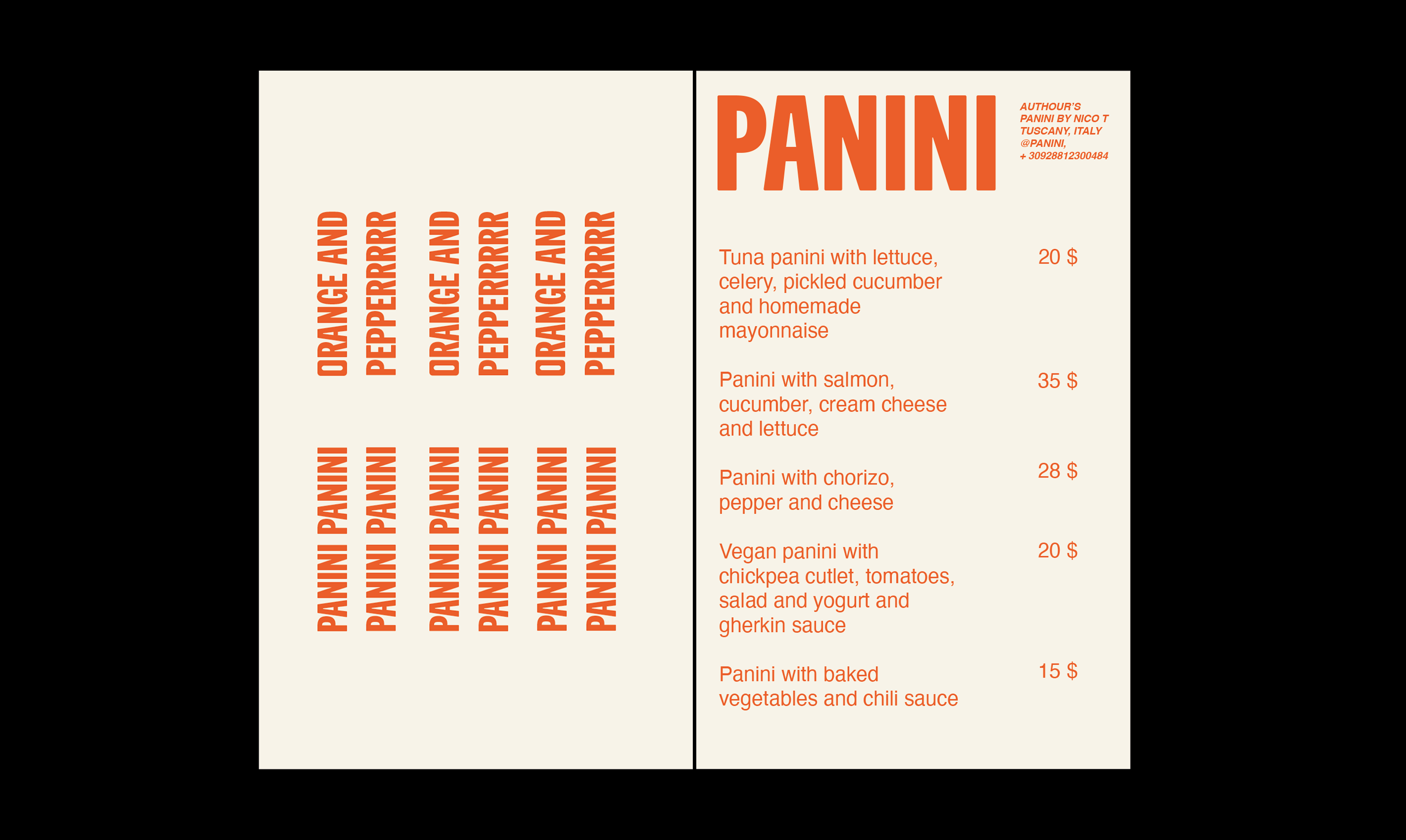 Brand Identity for cafe Panini — Изображение №5 — Брендинг на Dprofile