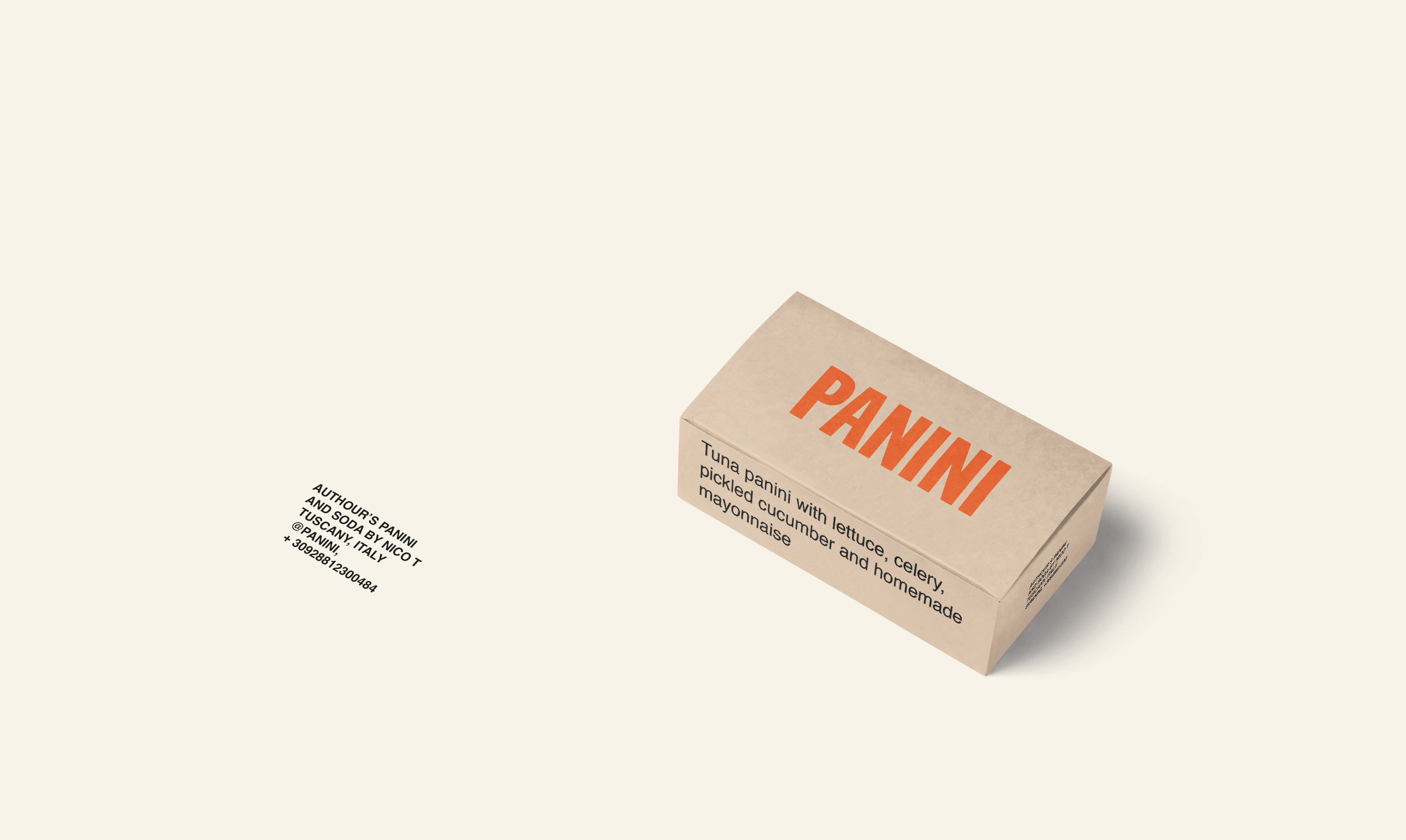 Brand Identity for cafe Panini — Изображение №6 — Брендинг на Dprofile