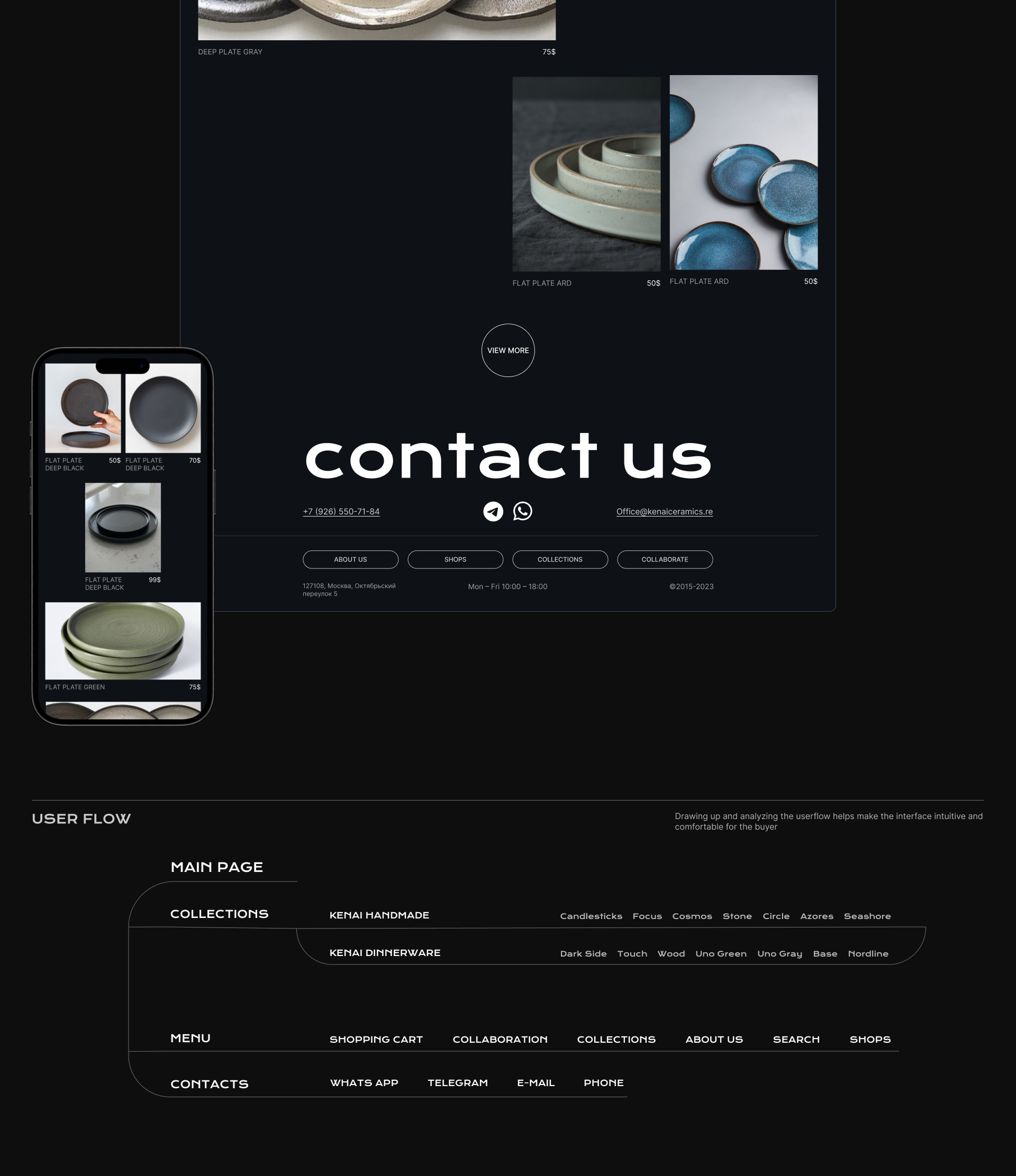 Redesign of an online ceramicware store — Изображение №6 — Интерфейсы, Маркетинг на Dprofile
