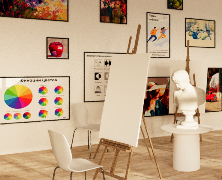 Интерьер комнаты | 3Ds Max — 3D на Dprofile