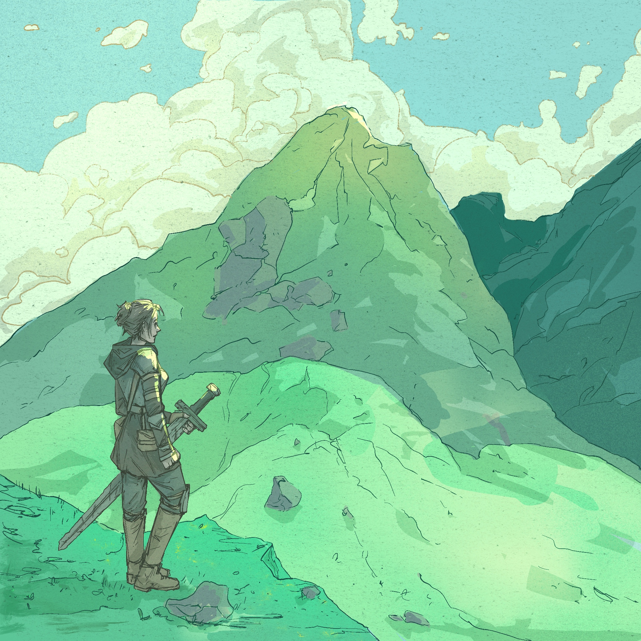 adventurer illustration — Изображение №1 — Иллюстрация на Dprofile