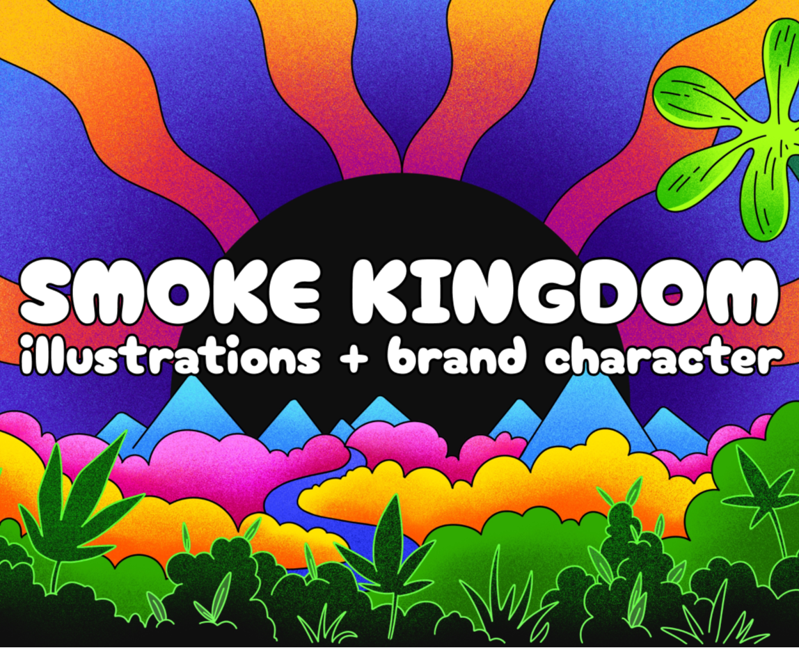 маскот и иллюстрации для Smoke Kingdom — Иллюстрация на Dprofile