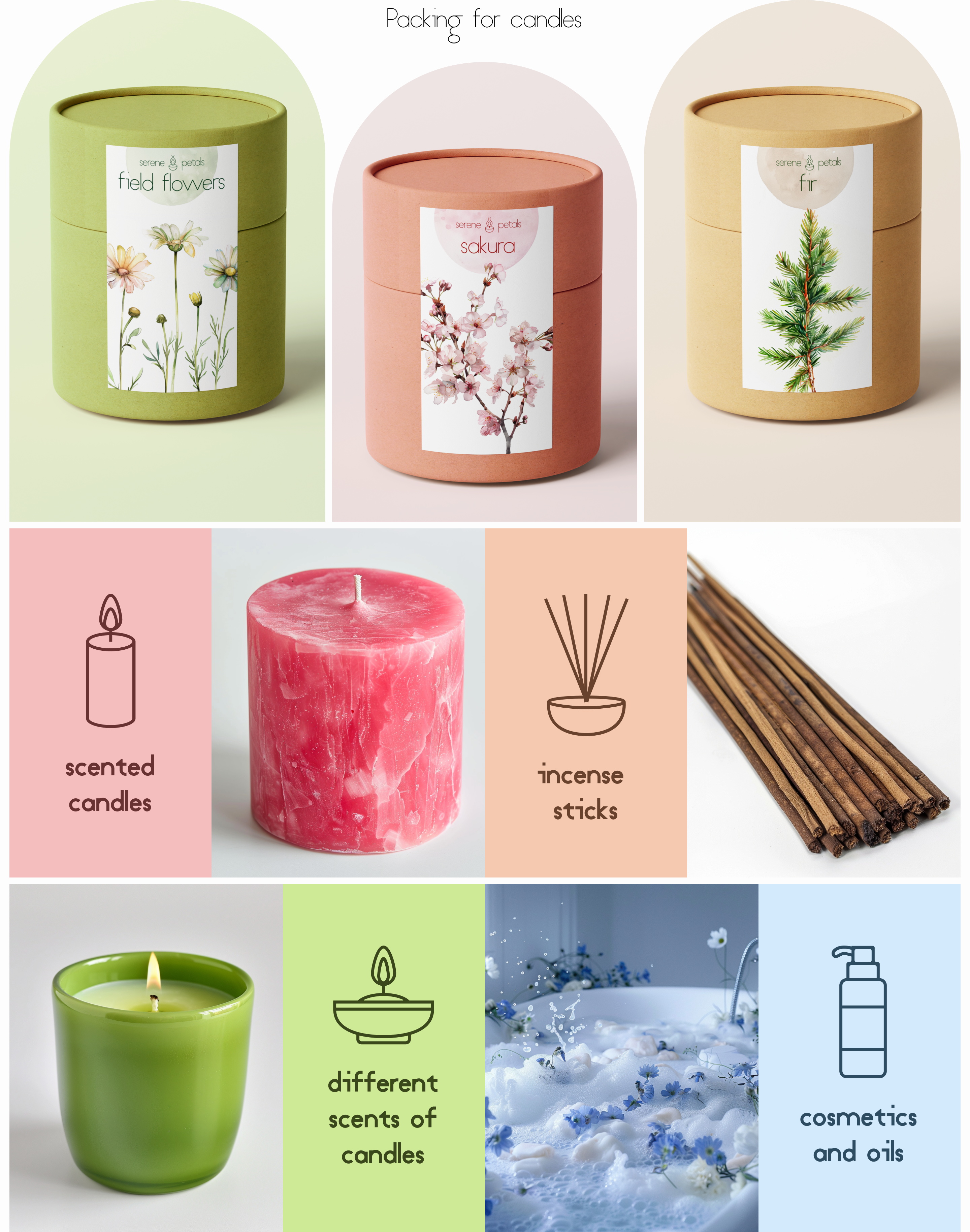 Corporate identity | Aromatic products for the soul — Изображение №7 — Брендинг на Dprofile