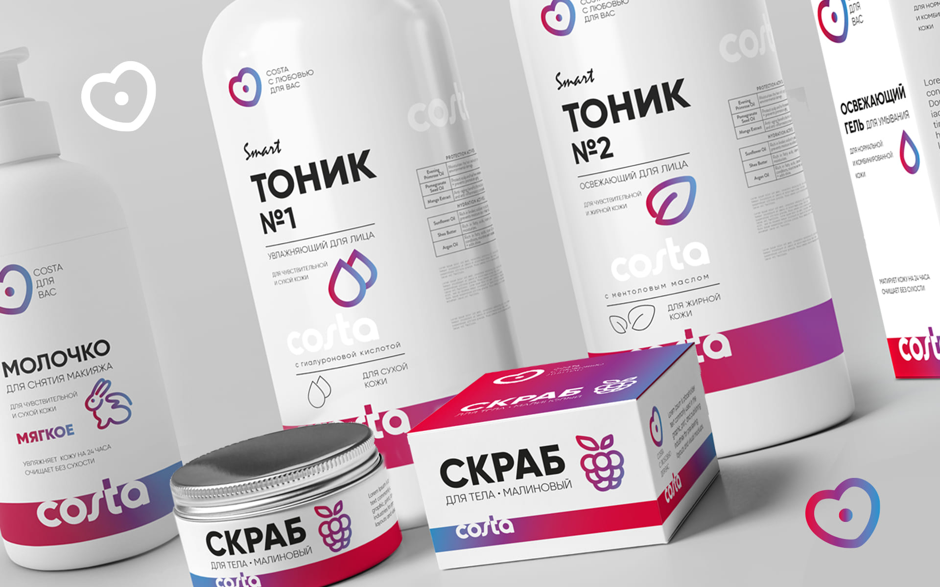 Брендинг СТМ упаковки  для компании Costa — Изображение №9 — Брендинг, Маркетинг на Dprofile
