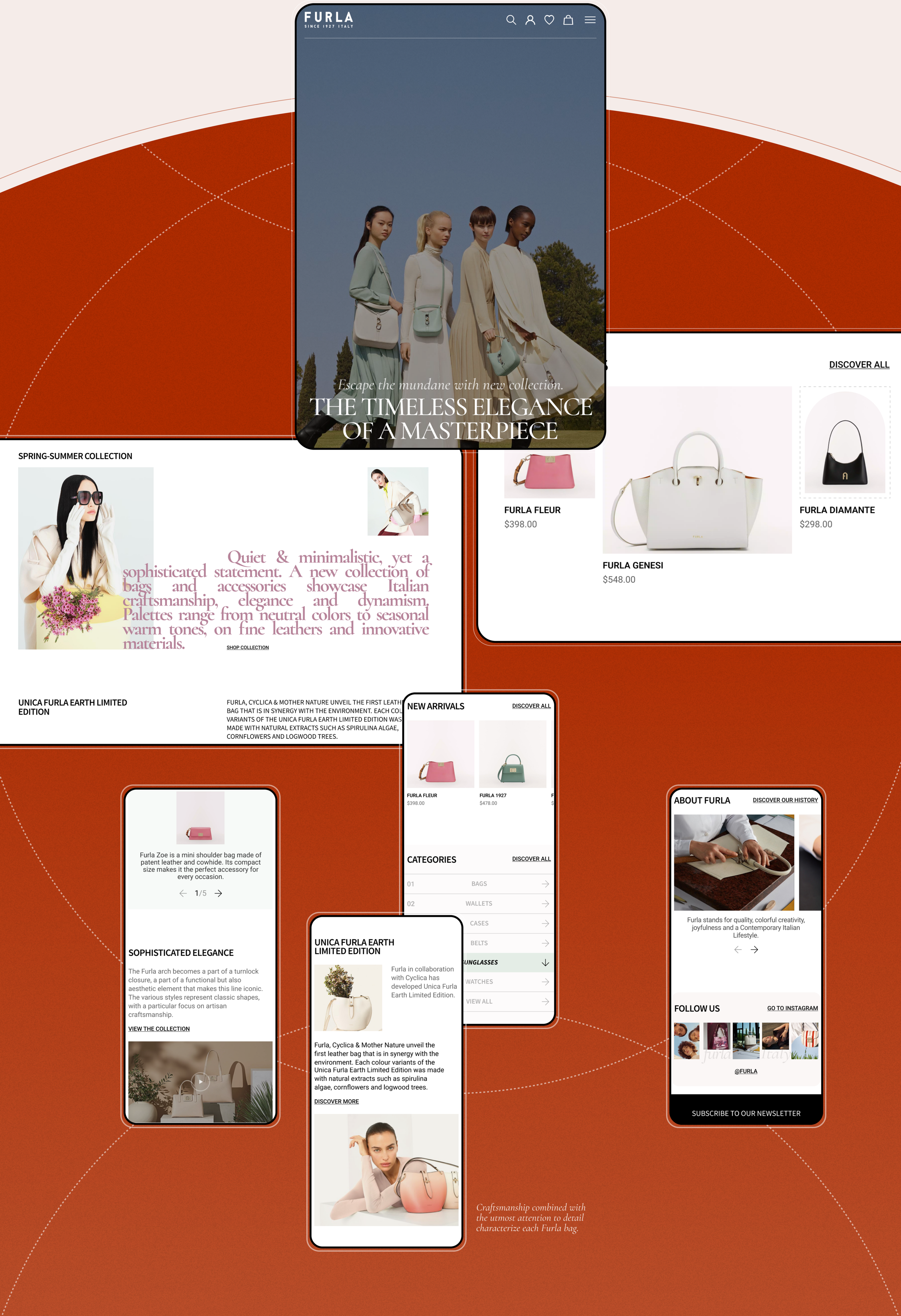 FURLA | E-commerce redesing — Изображение №2 — Интерфейсы, Брендинг на Dprofile
