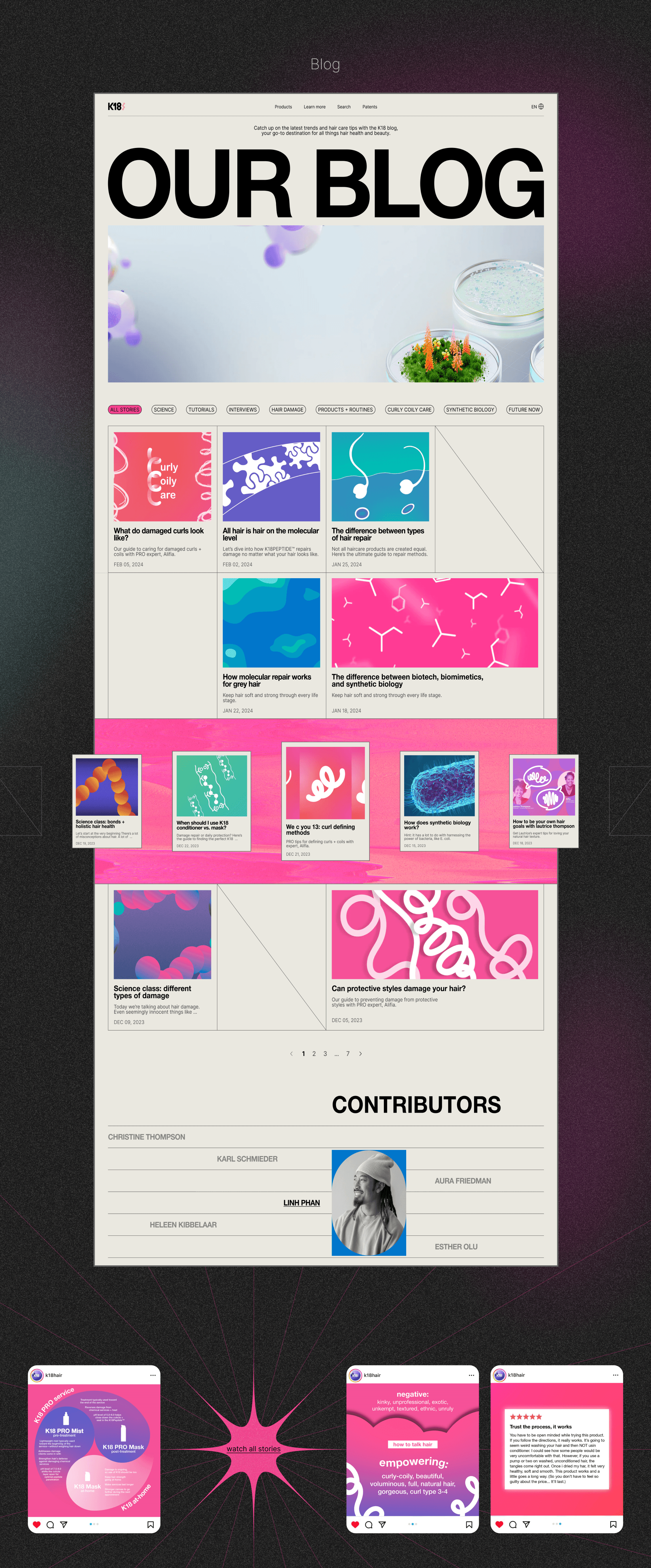 K18 | Corporate Redesign — Изображение №11 — Интерфейсы на Dprofile