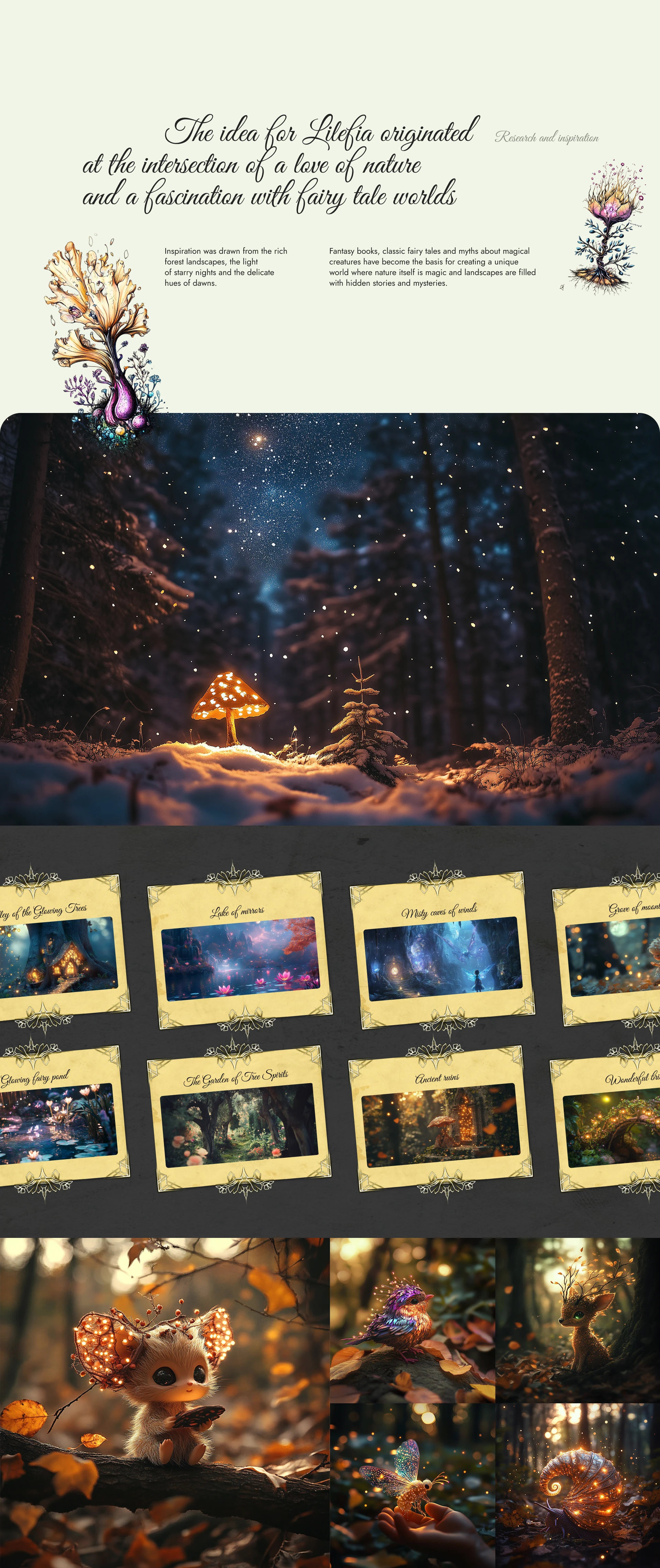 Lilefia | Visual design of the magical world — Изображение №5 — Интерфейсы, Иллюстрация на Dprofile