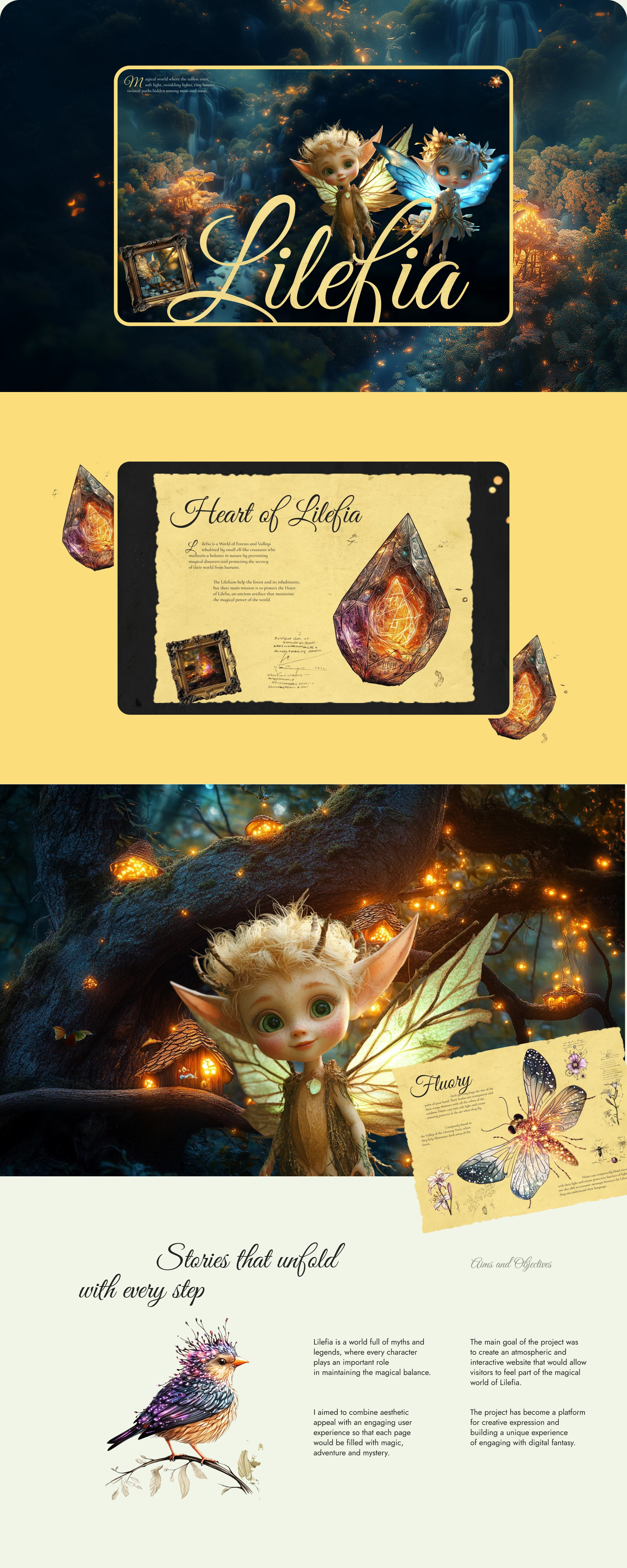 Lilefia | Visual design of the magical world — Изображение №2 — Интерфейсы, Иллюстрация на Dprofile