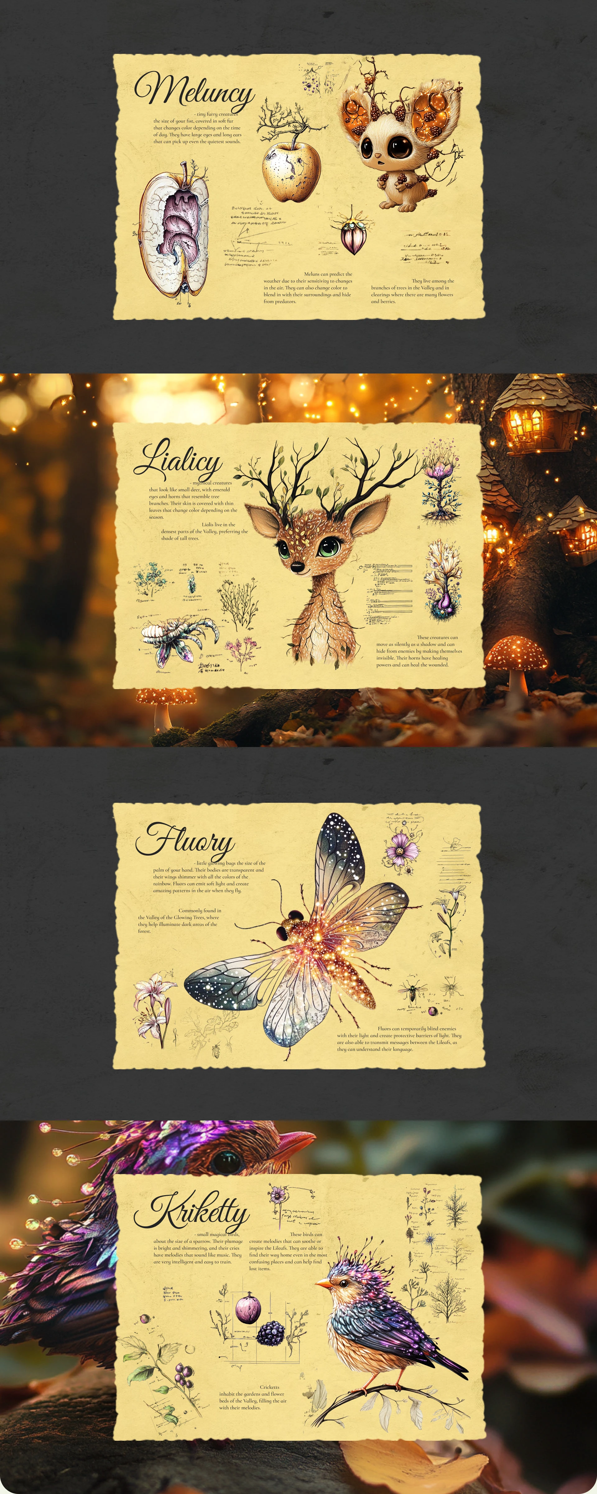 Lilefia | Visual design of the magical world — Изображение №6 — Интерфейсы, Иллюстрация на Dprofile