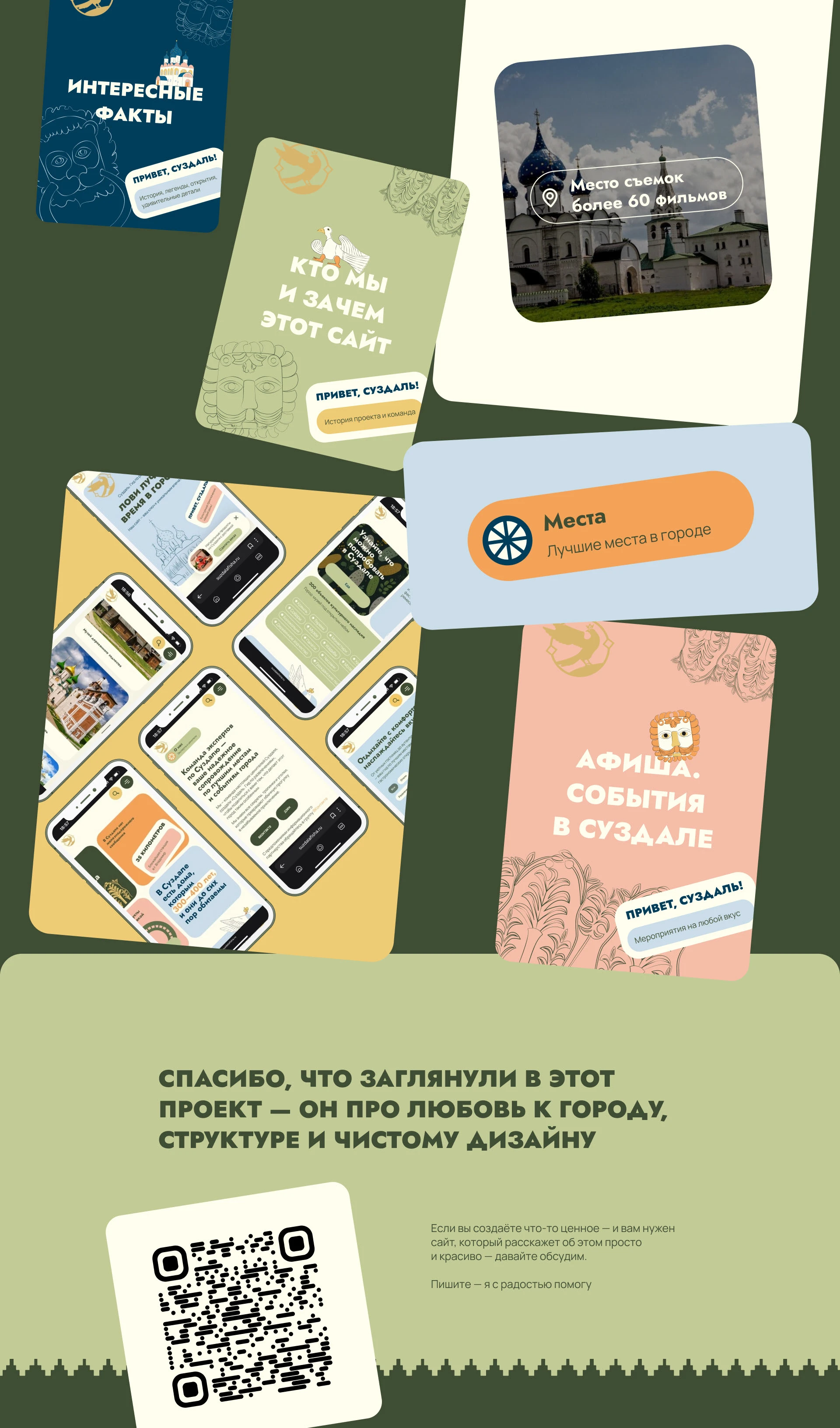 Сайт-гид по Суздалю — Изображение №6 — Интерфейсы, Брендинг на Dprofile
