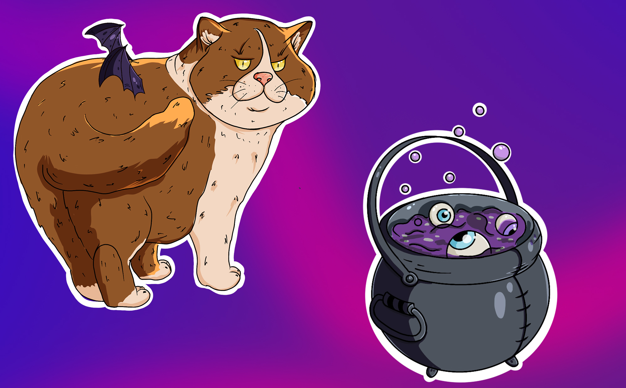 Halloween Stickers — Изображение №4 — Брендинг, Иллюстрация на Dprofile