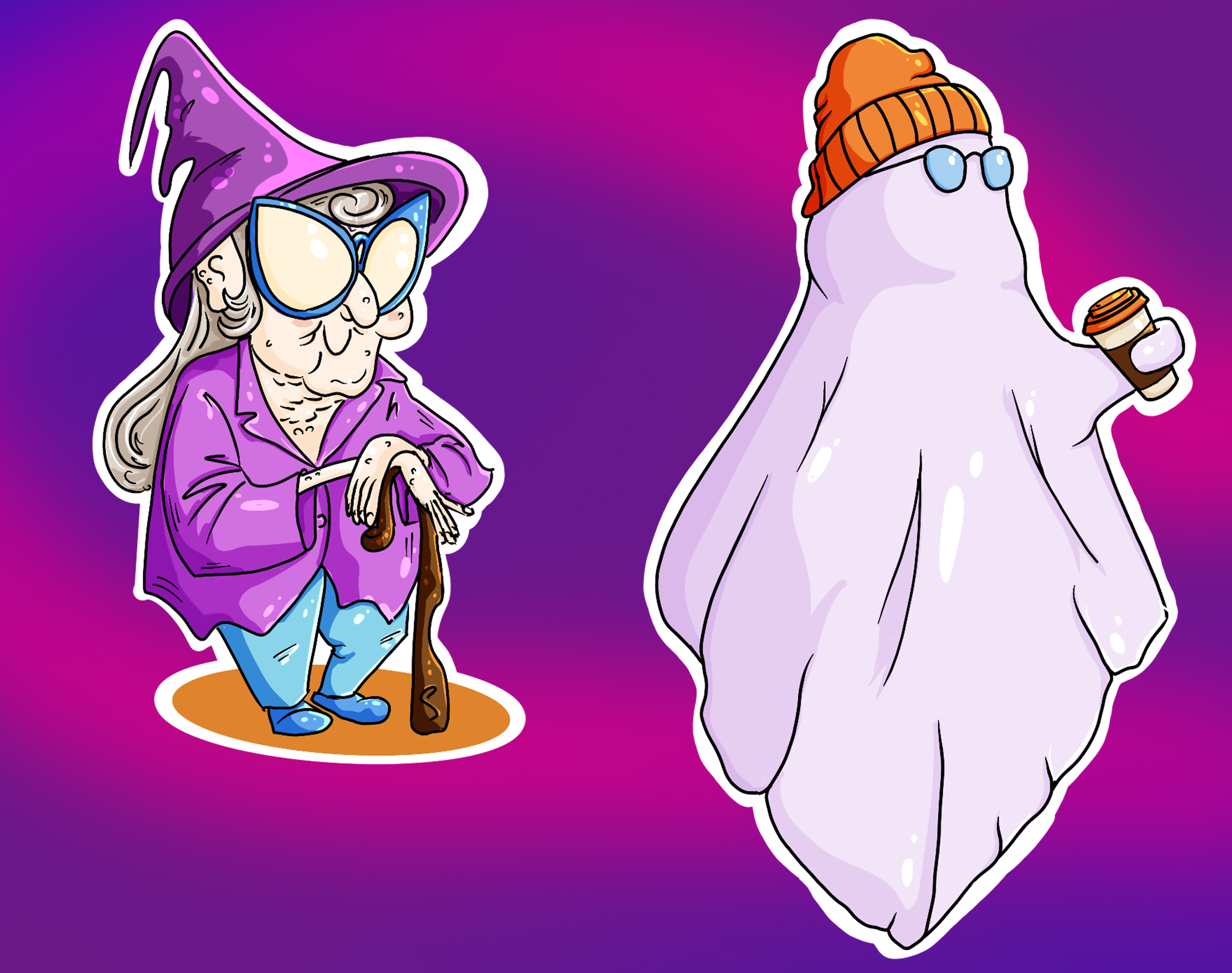 Halloween Stickers — Изображение №5 — Брендинг, Иллюстрация на Dprofile