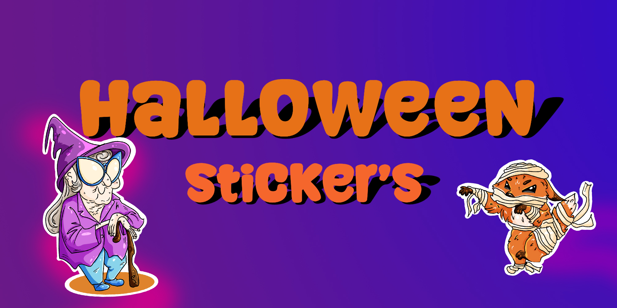 Halloween Stickers — Изображение №1 — Брендинг, Иллюстрация на Dprofile