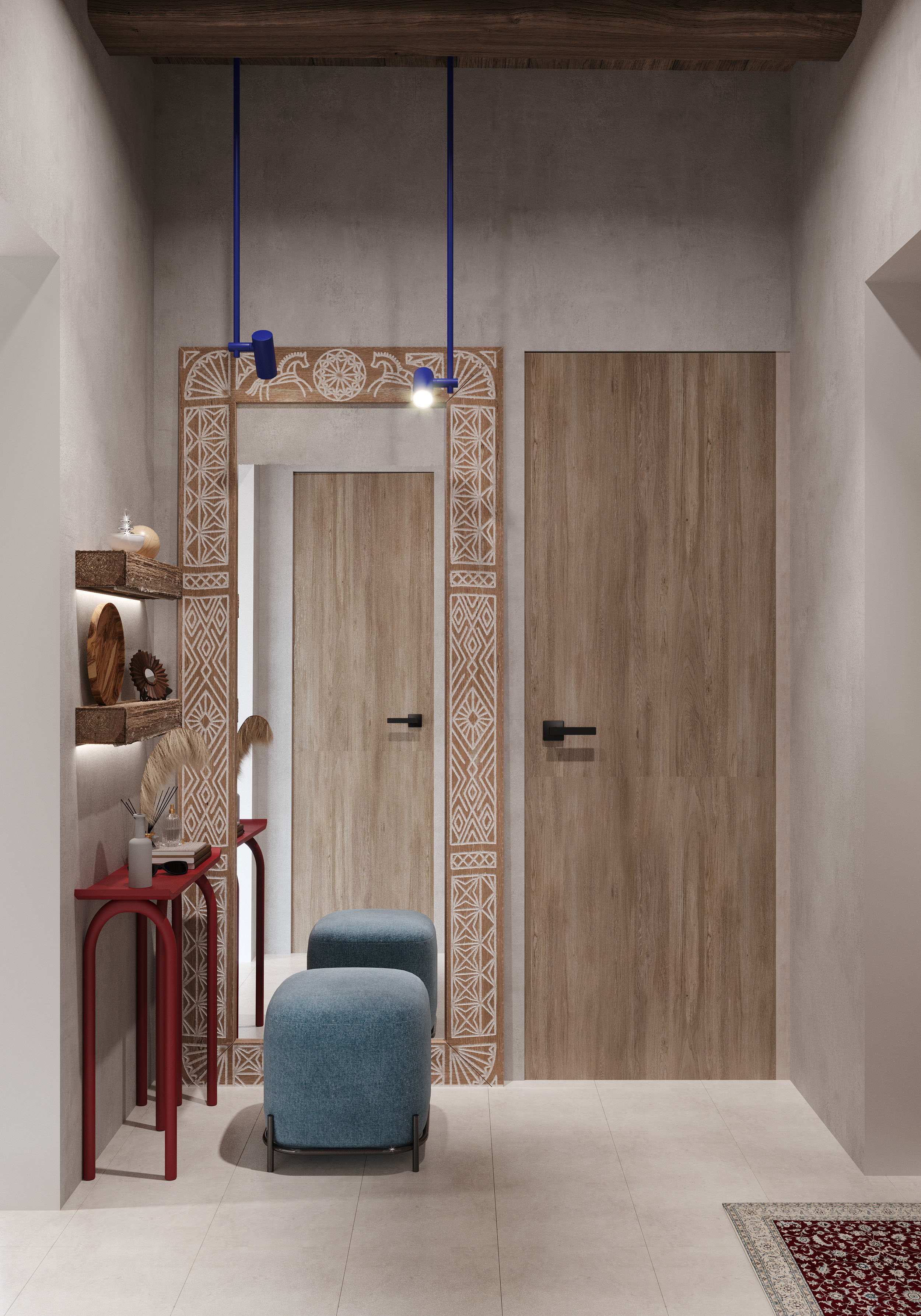 Дизайн-проект дома в современном русском стиле — Изображение №10 — 3D на Dprofile