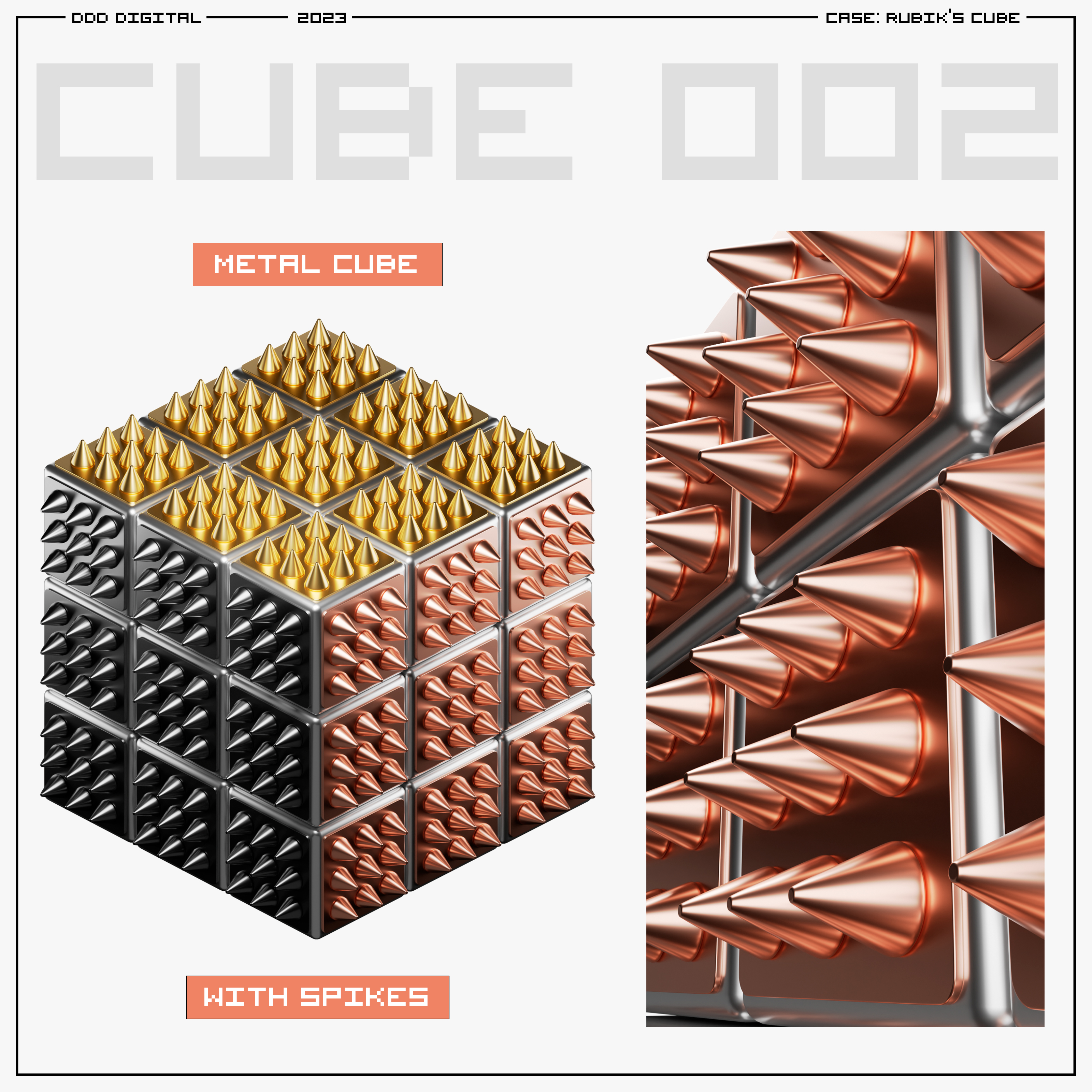 Rubik's cube — Изображение №3 — Иллюстрация, 3D на Dprofile