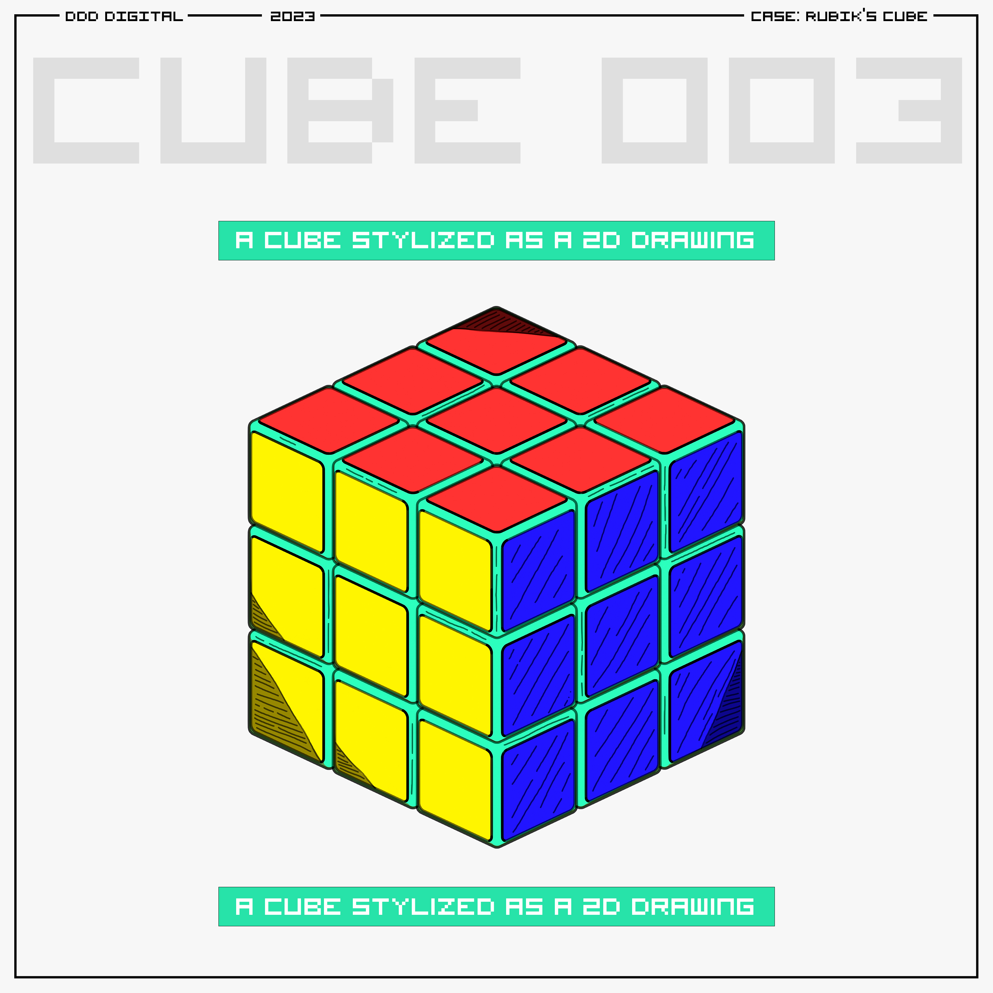 Rubik's cube — Изображение №5 — Иллюстрация, 3D на Dprofile