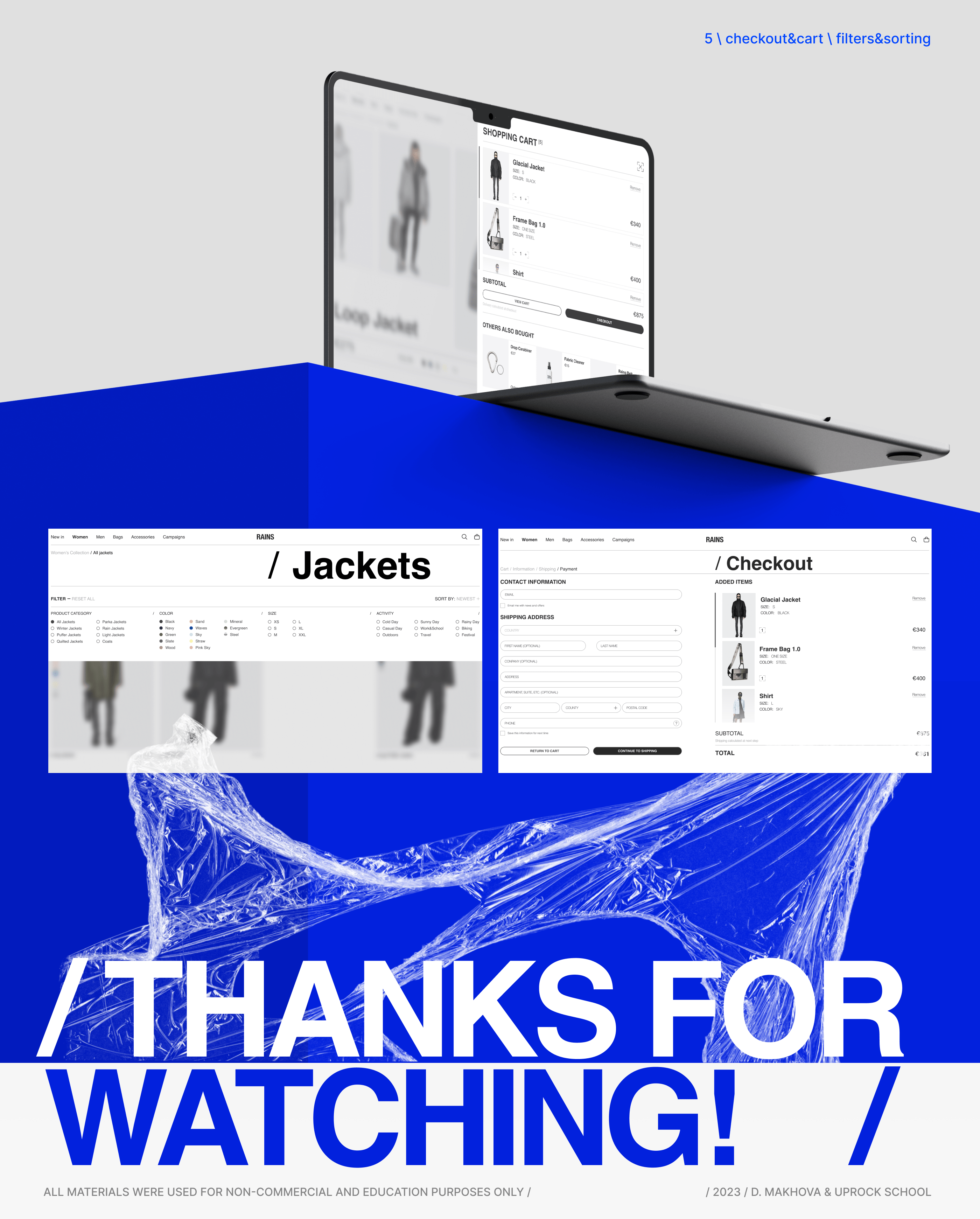 RAINS | E-commerce Redesign — Изображение №7 — Интерфейсы на Dprofile
