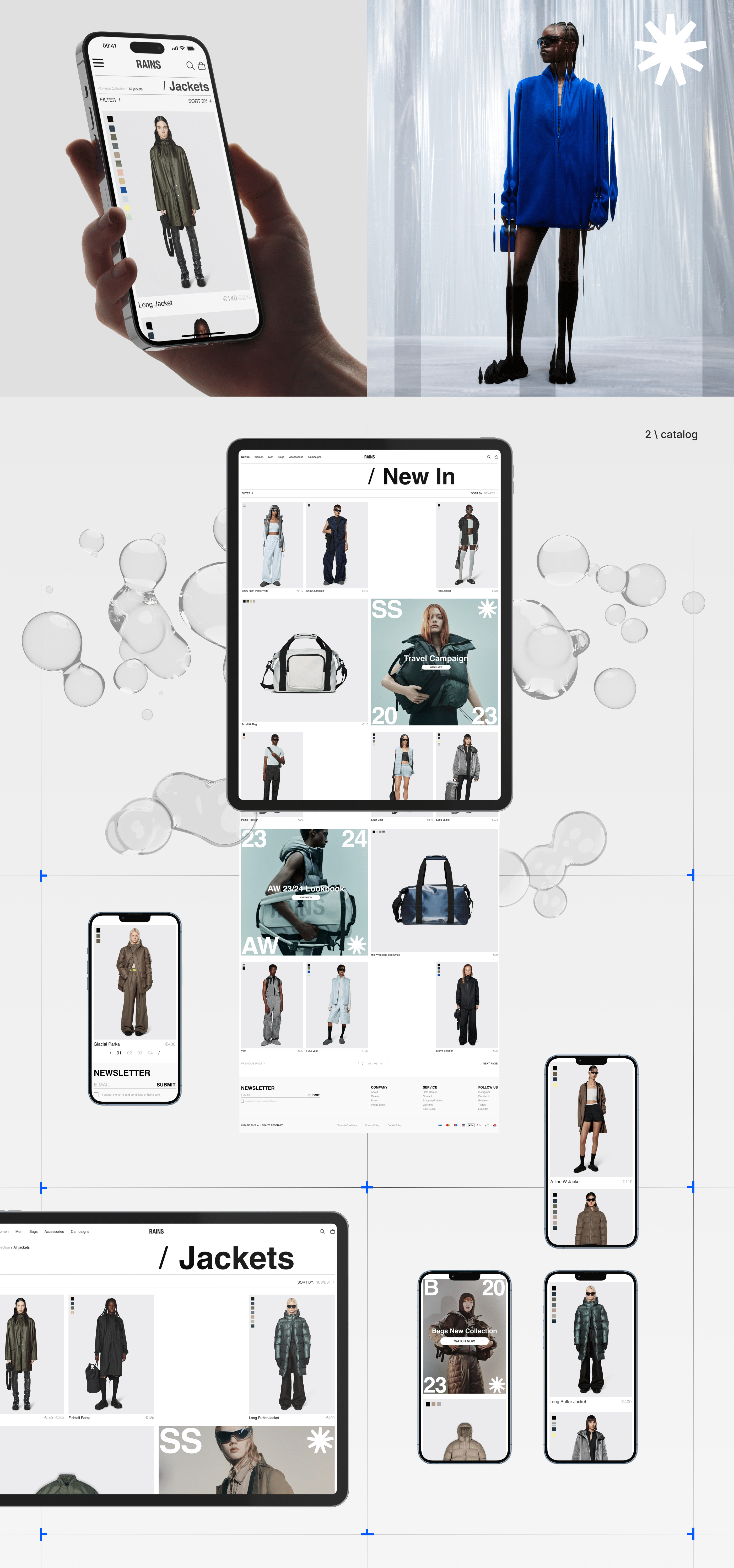 RAINS | E-commerce Redesign — Изображение №3 — Интерфейсы на Dprofile