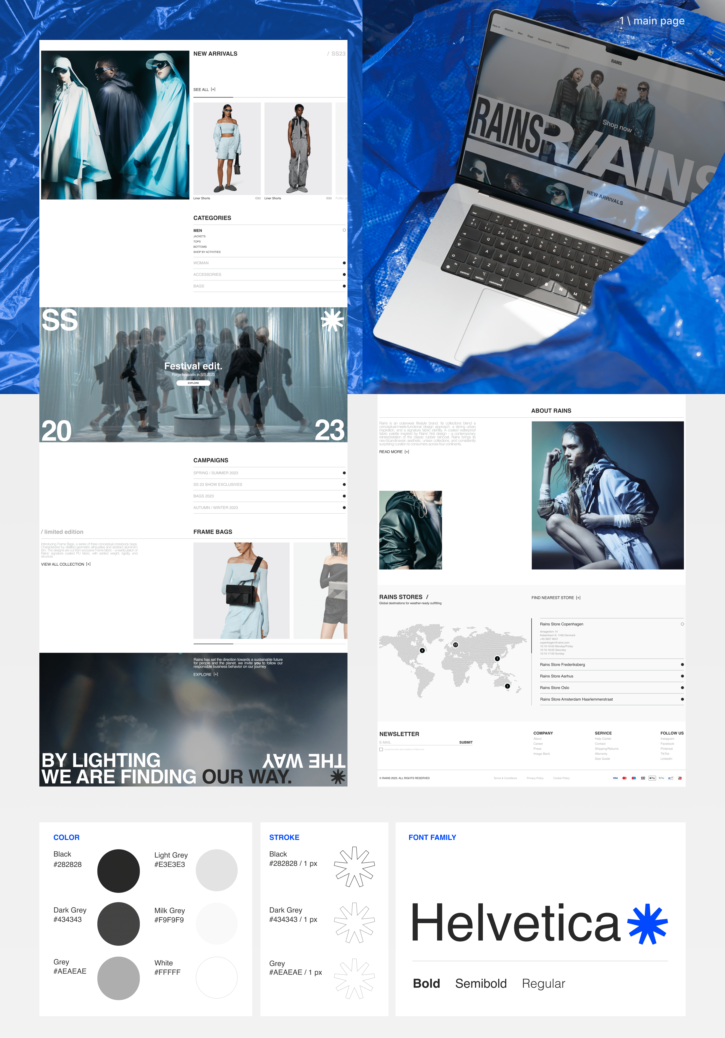 RAINS | E-commerce Redesign — Изображение №2 — Интерфейсы на Dprofile