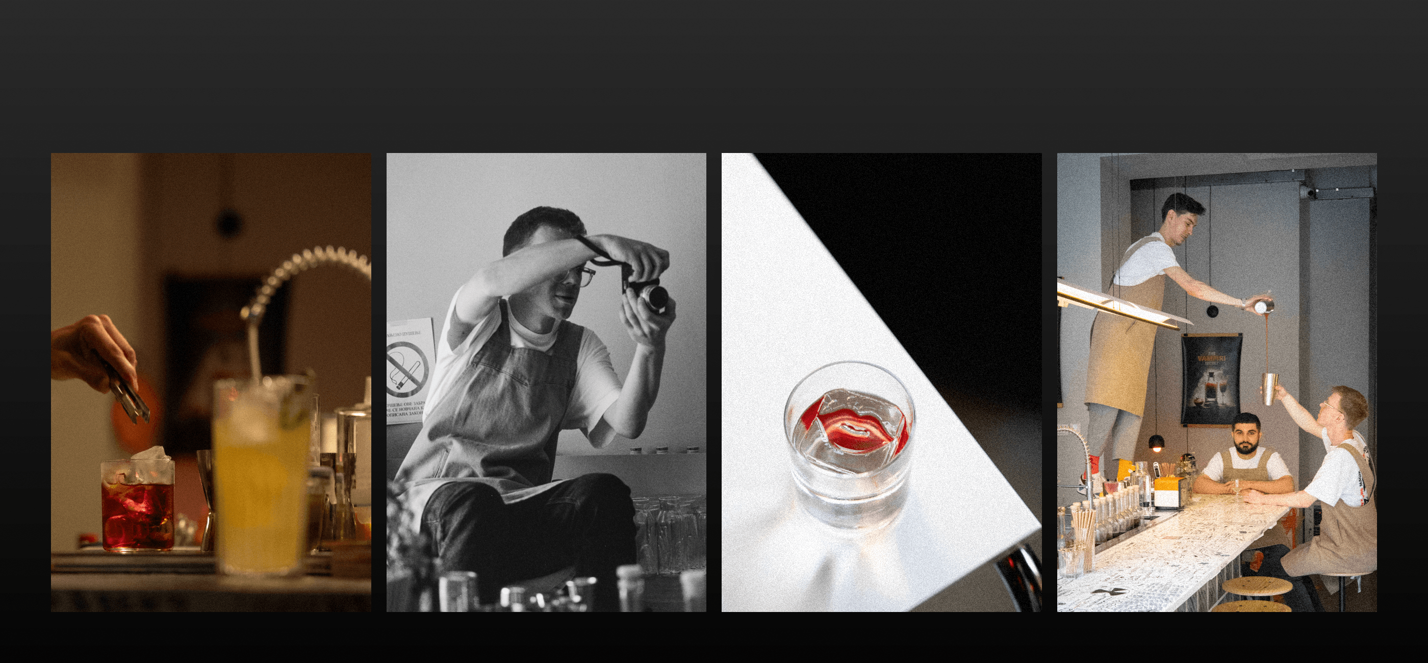 Null Social Lab • Website for cocktail bar — Изображение №6 — Интерфейсы, Брендинг на Dprofile