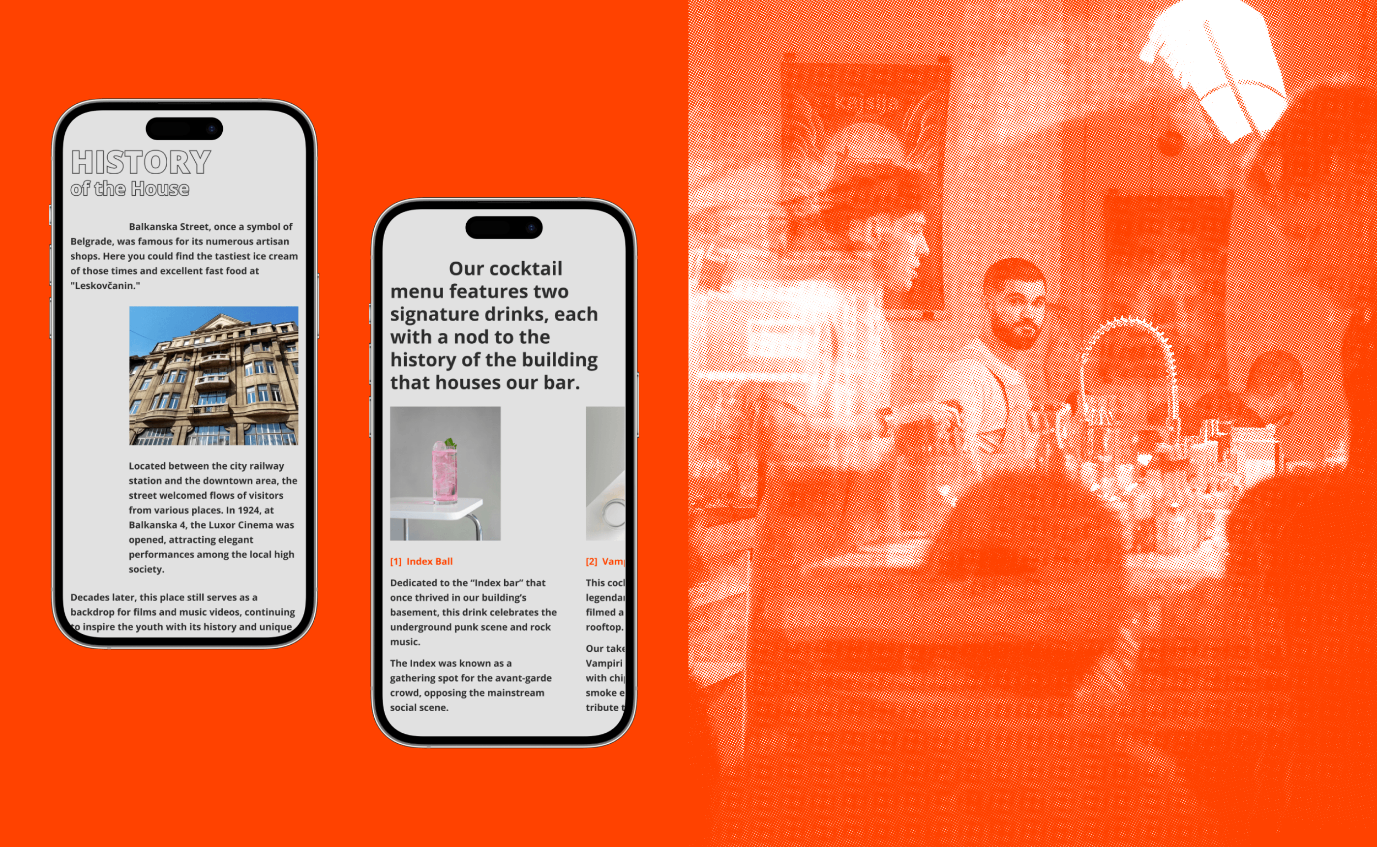 Null Social Lab • Website for cocktail bar — Изображение №8 — Интерфейсы, Брендинг на Dprofile