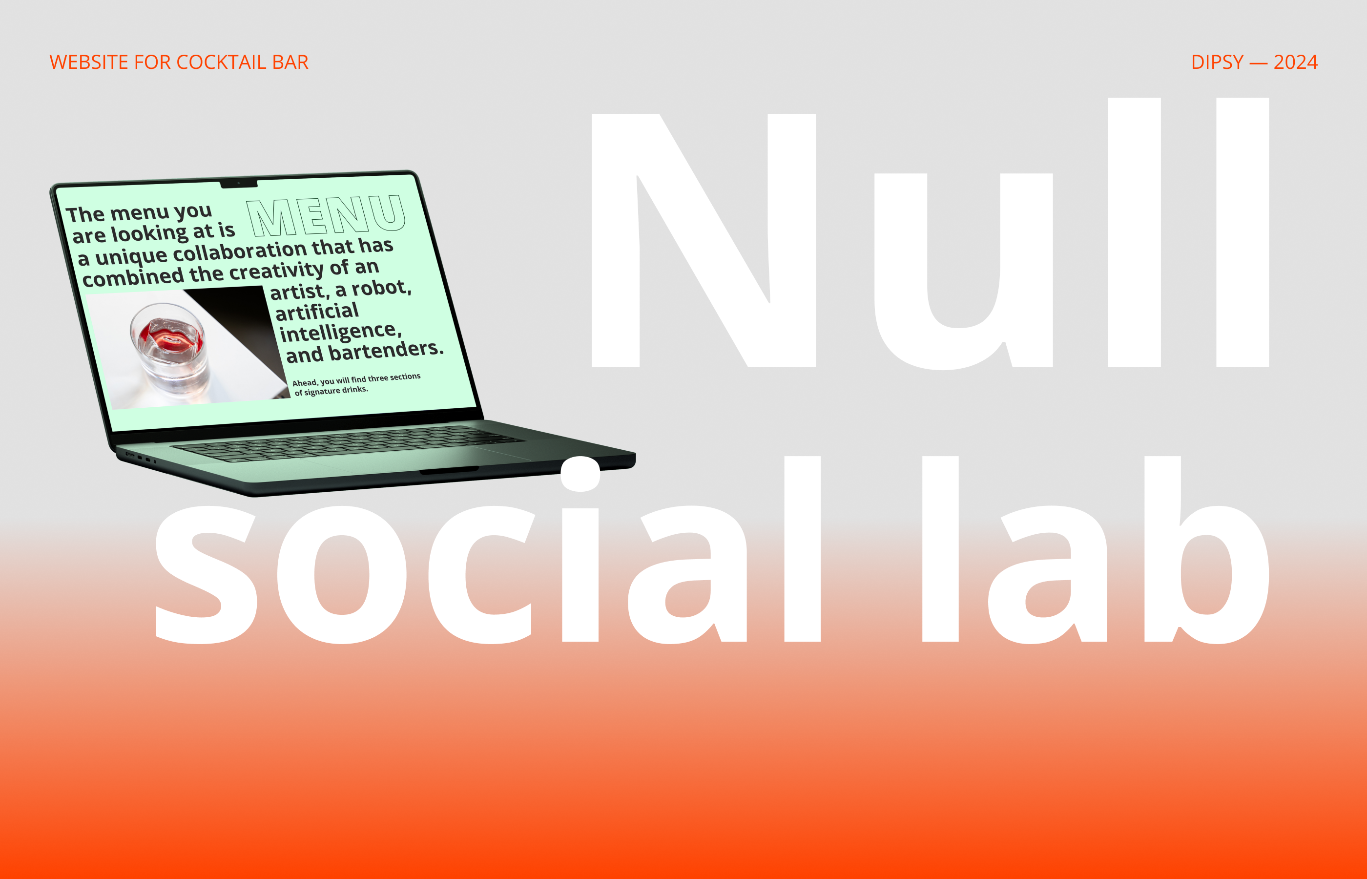 Null Social Lab • Website for cocktail bar — Изображение №1 — Интерфейсы, Брендинг на Dprofile