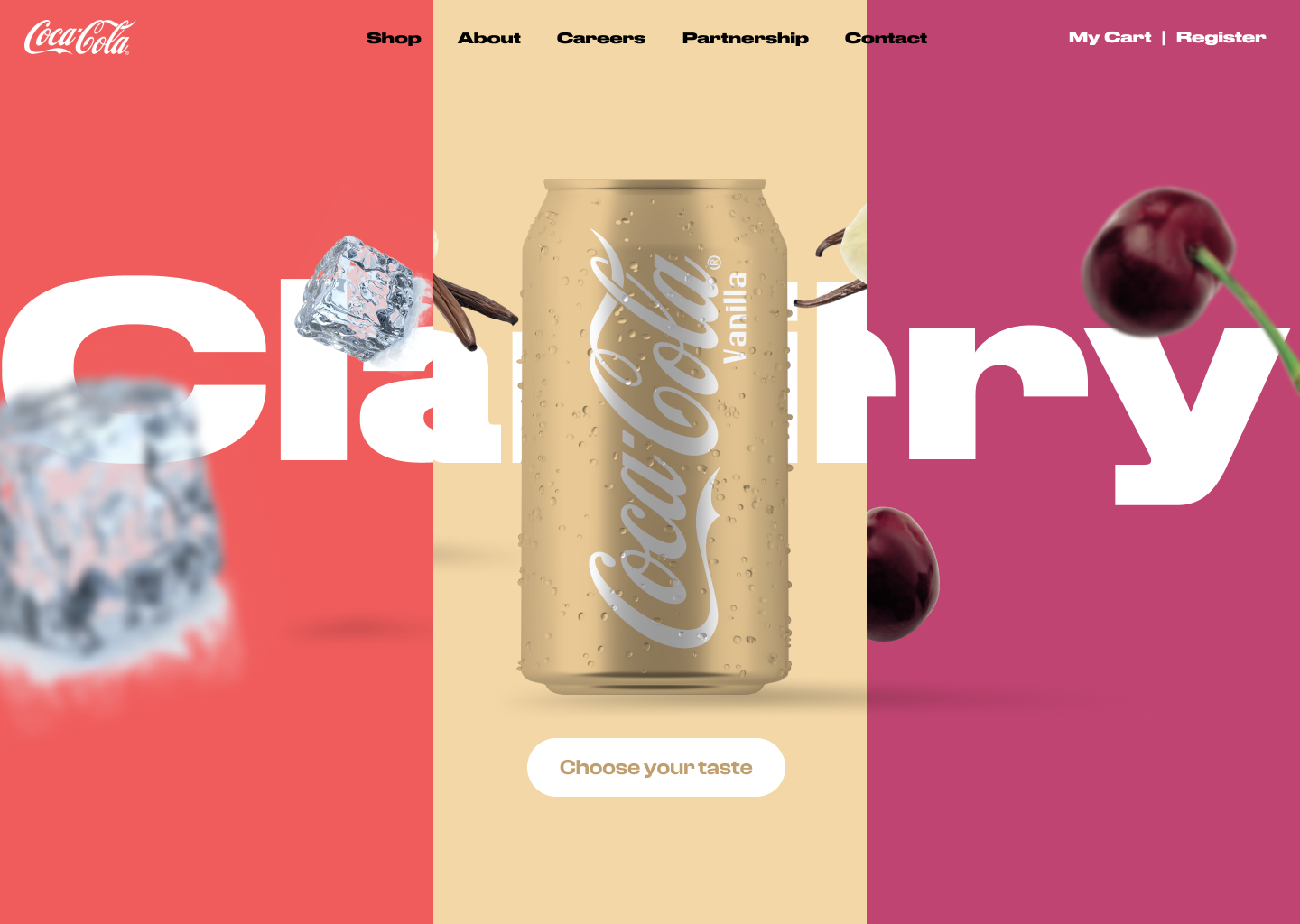 Coca Cola 3D Carousel Slider — Изображение №1 — Брендинг, Анимация на Dprofile