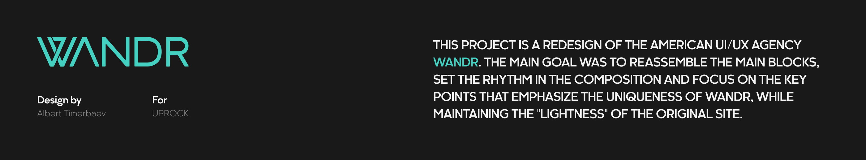 WANDR — redesign concept — Изображение №2 — Интерфейсы, Анимация на Dprofile
