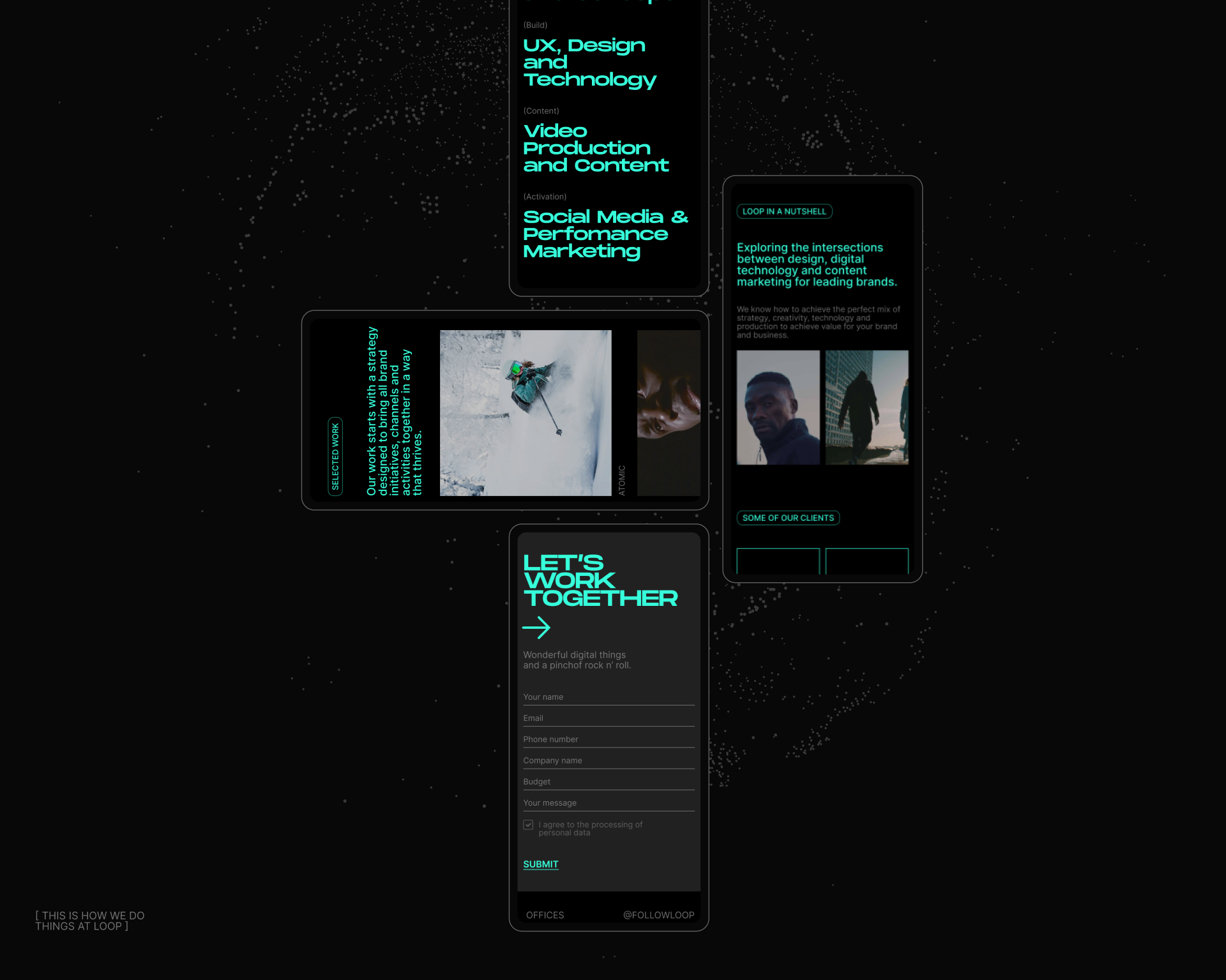 LOOP | Agency Website Redesign — Изображение №4 — Интерфейсы на Dprofile