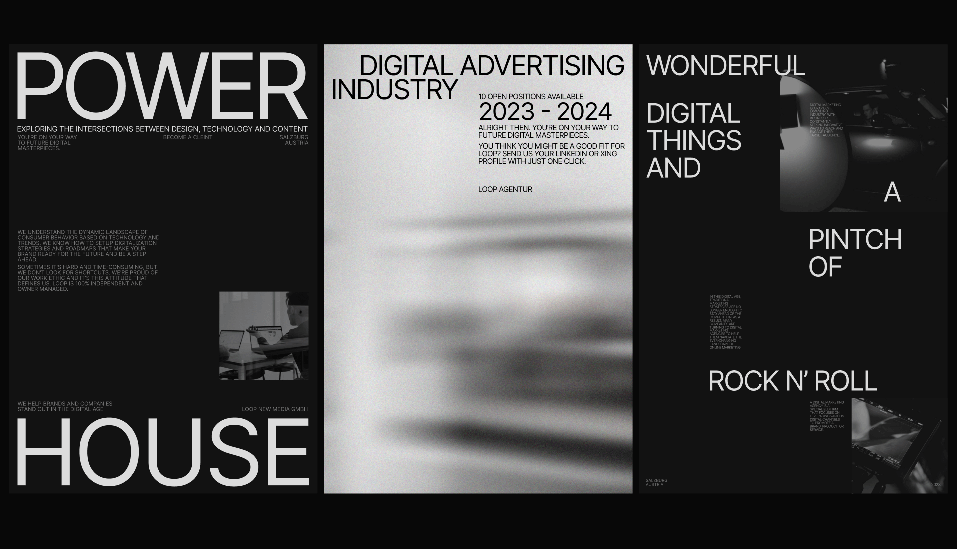 LOOP | Agency Website Redesign — Изображение №5 — Интерфейсы на Dprofile