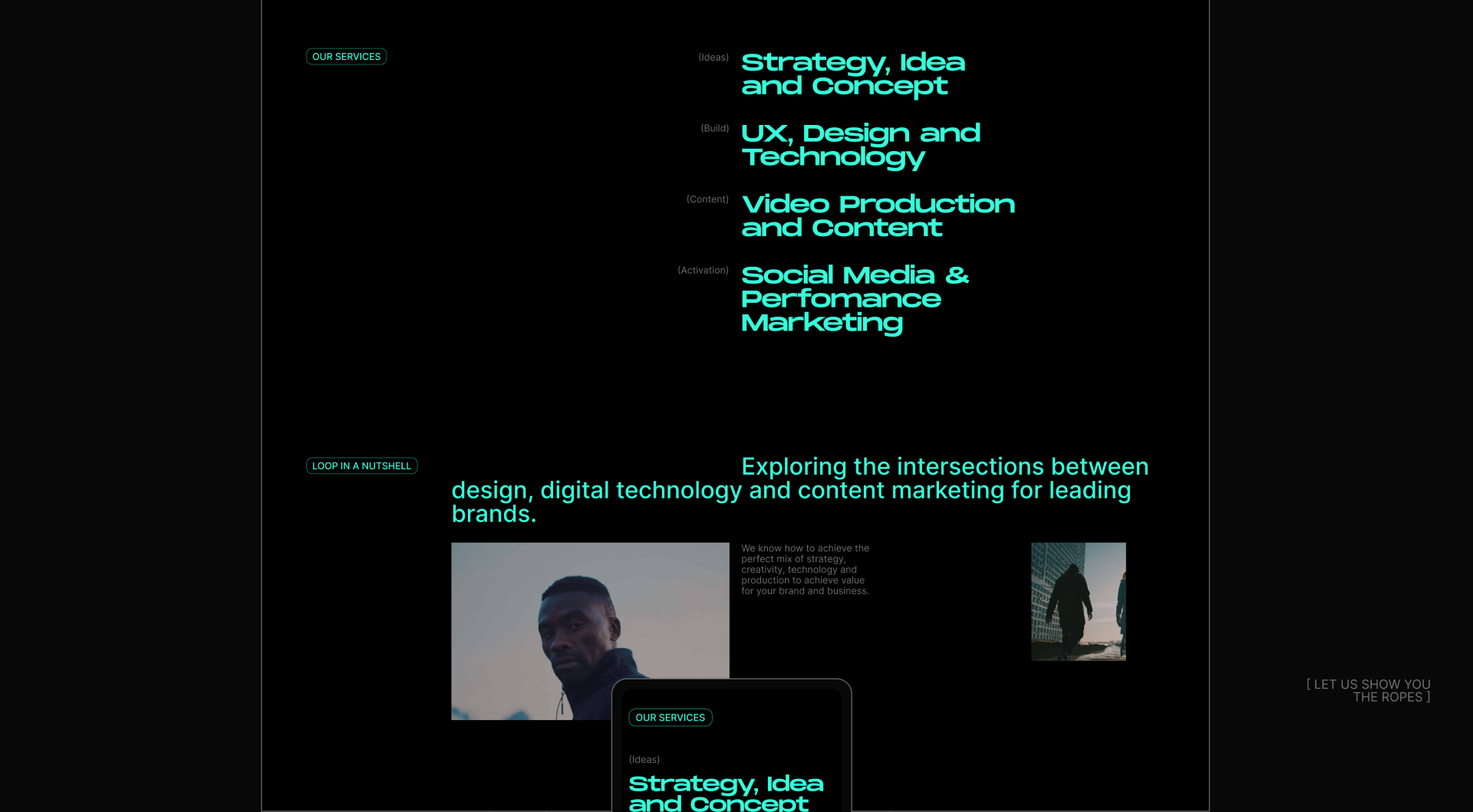 LOOP | Agency Website Redesign — Изображение №3 — Интерфейсы на Dprofile