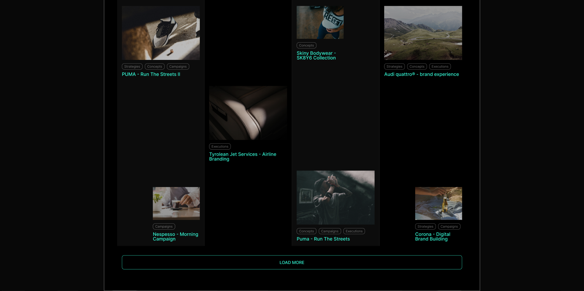 LOOP | Agency Website Redesign — Изображение №7 — Интерфейсы на Dprofile