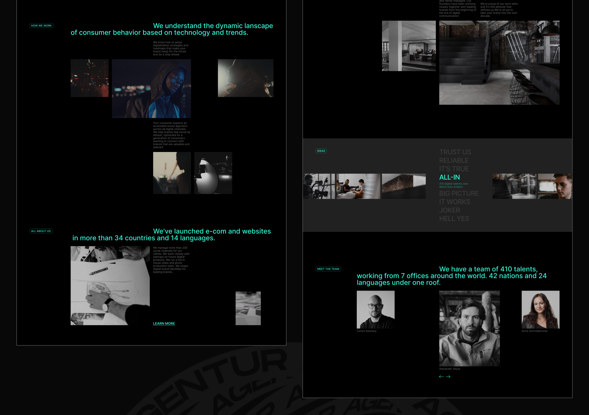 LOOP | Agency Website Redesign — Изображение №14 — Интерфейсы на Dprofile