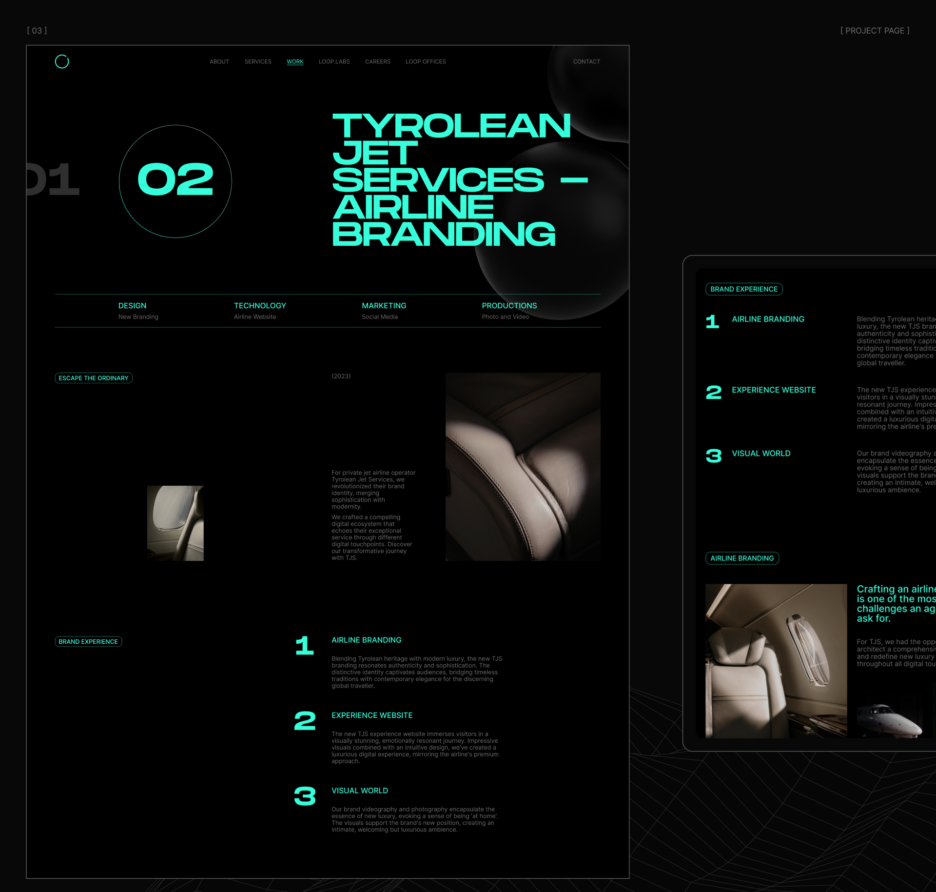 LOOP | Agency Website Redesign — Изображение №9 — Интерфейсы на Dprofile