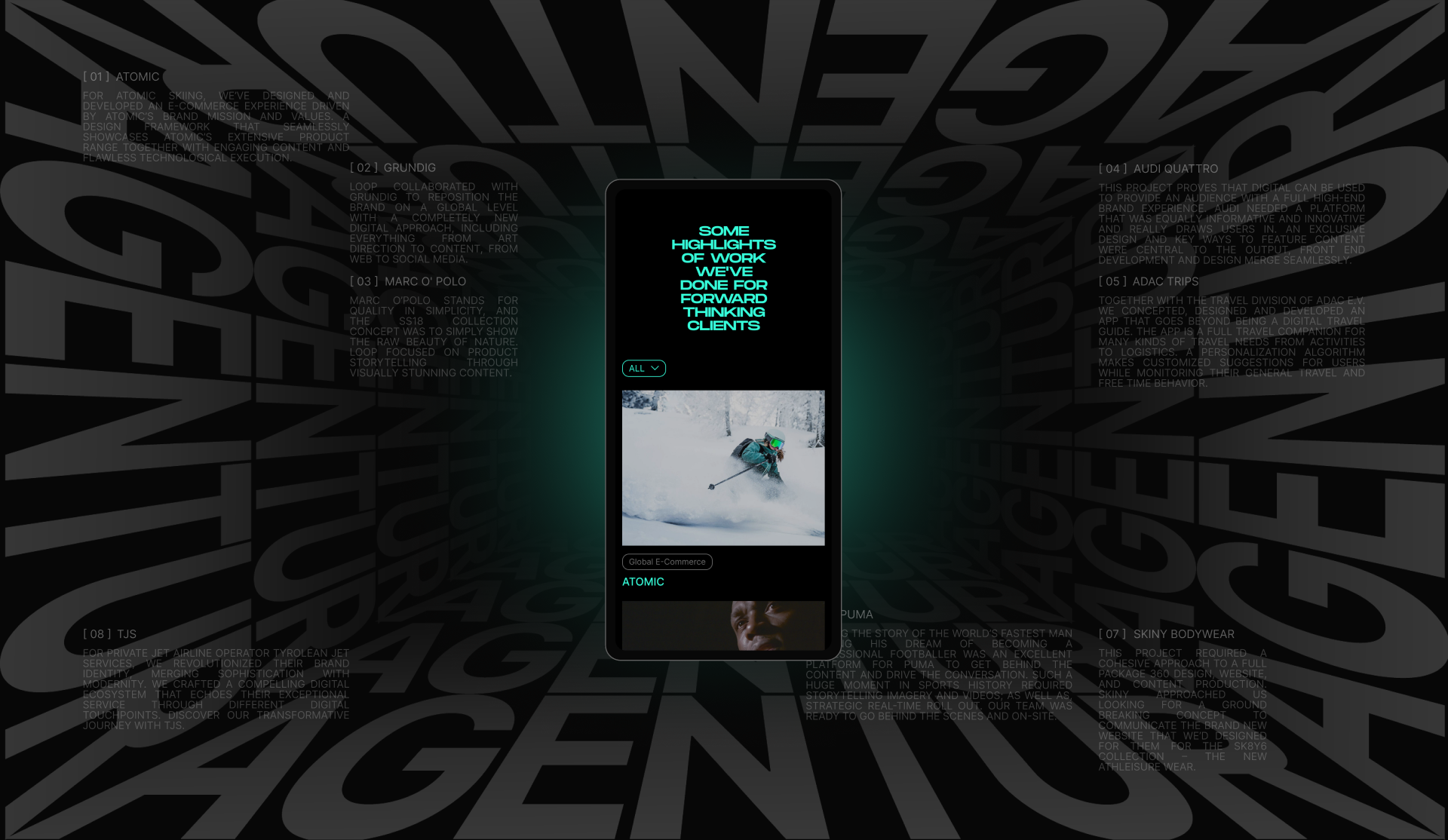 LOOP | Agency Website Redesign — Изображение №8 — Интерфейсы на Dprofile