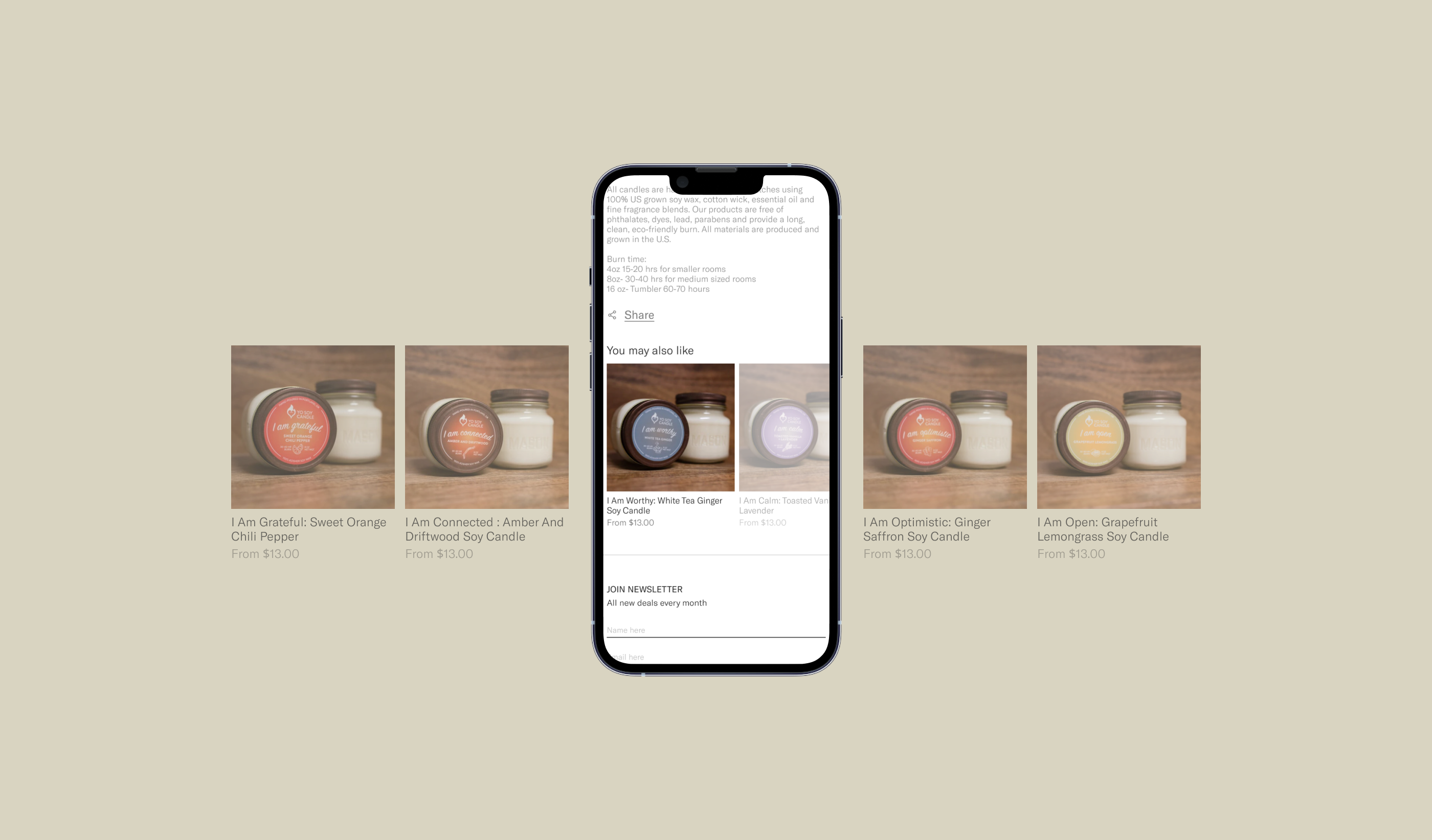 Yo Soy Candle | Website Redesign — Изображение №6 — Интерфейсы на Dprofile