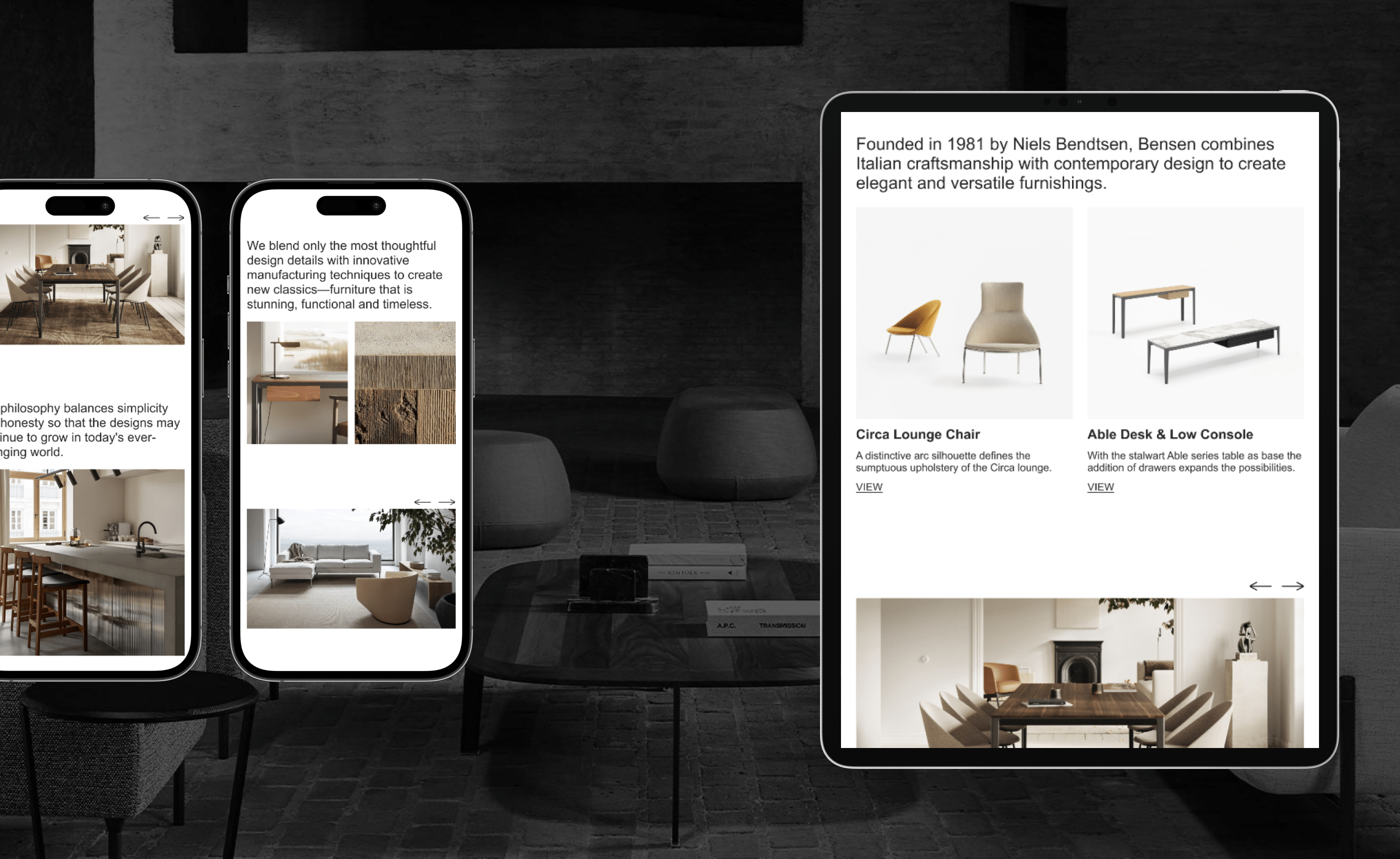 Bensen | Corporate Website Redesign — Изображение №3 — Интерфейсы на Dprofile