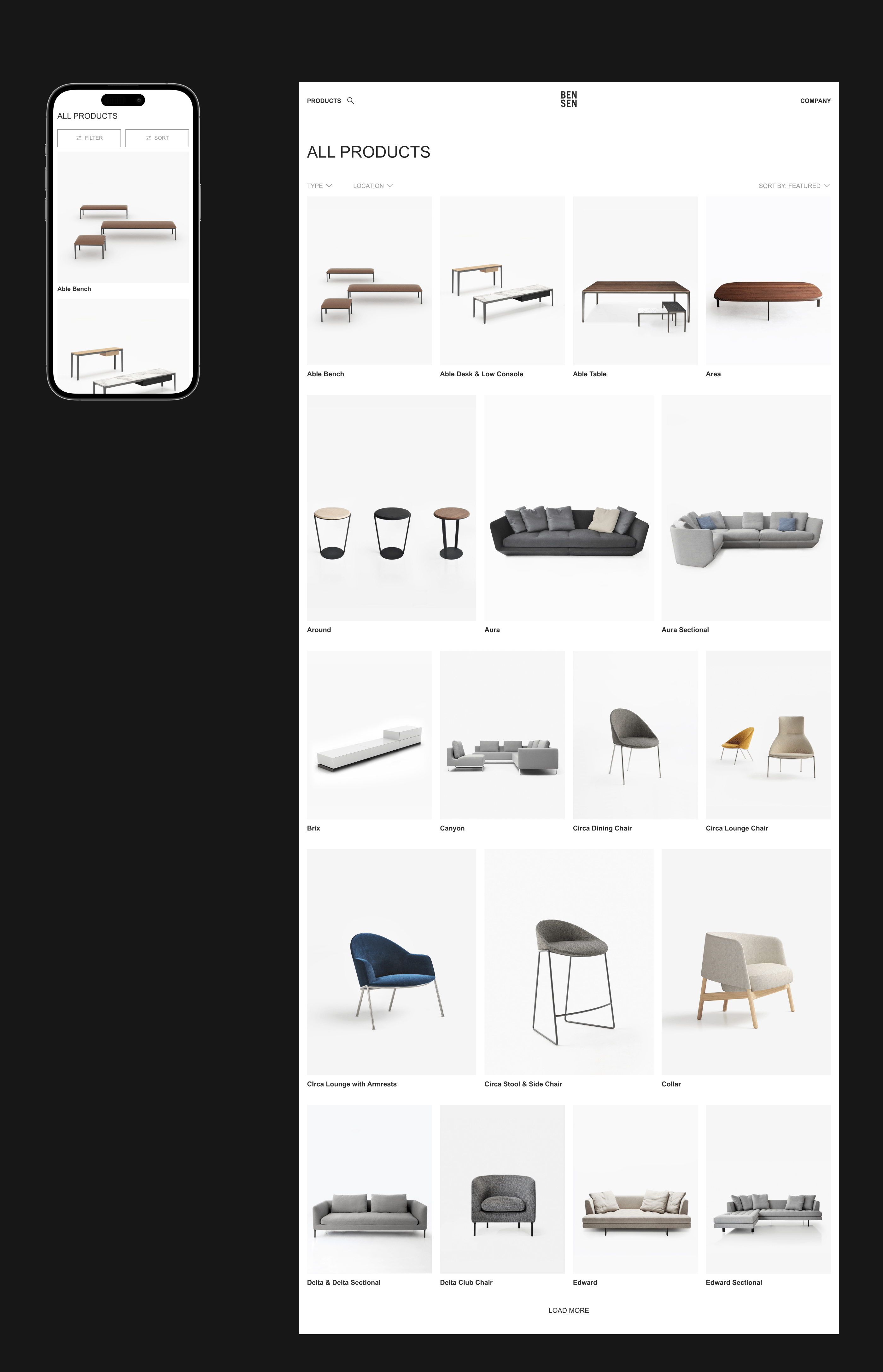 Bensen | Corporate Website Redesign — Изображение №7 — Интерфейсы на Dprofile