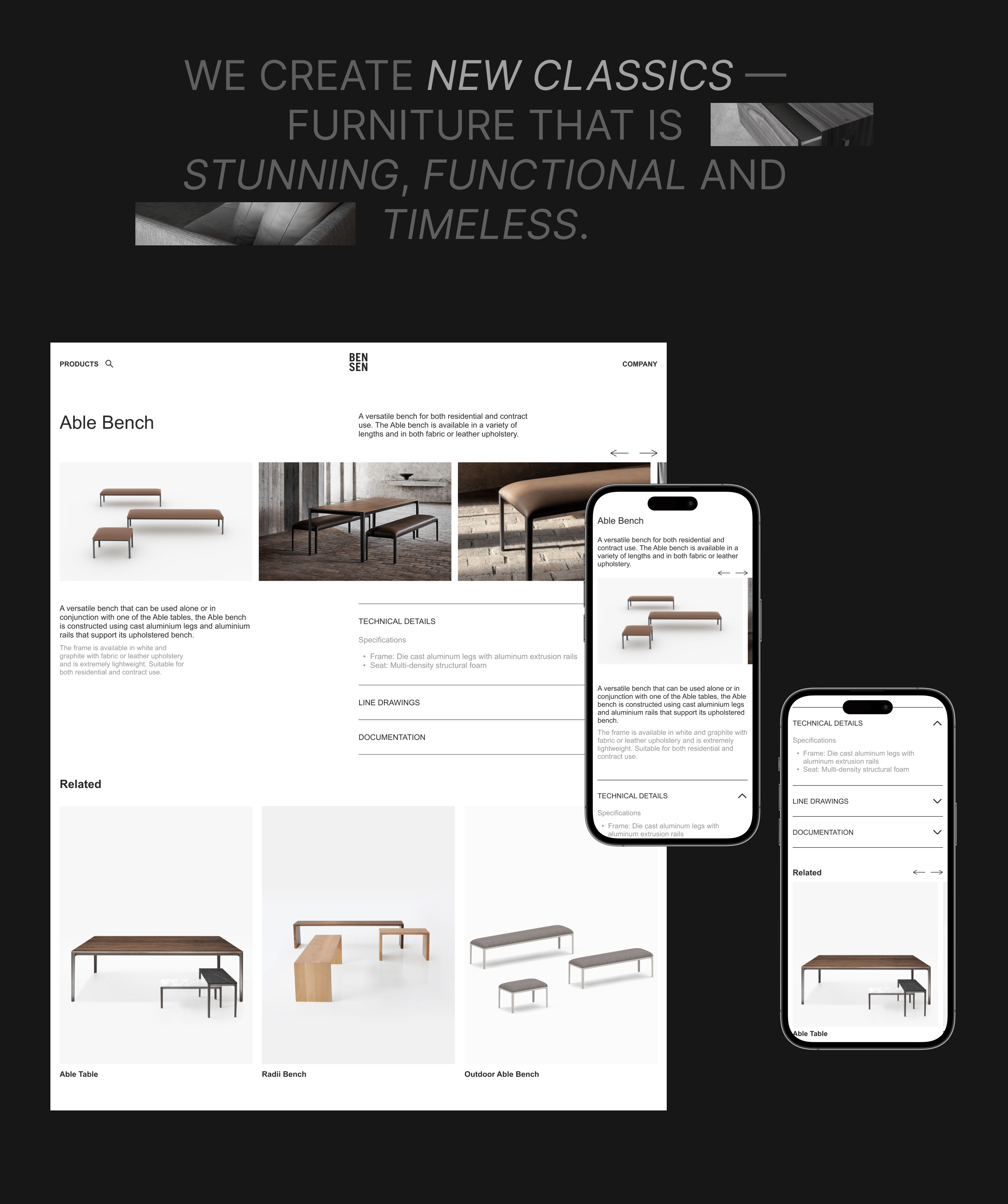 Bensen | Corporate Website Redesign — Изображение №8 — Интерфейсы на Dprofile