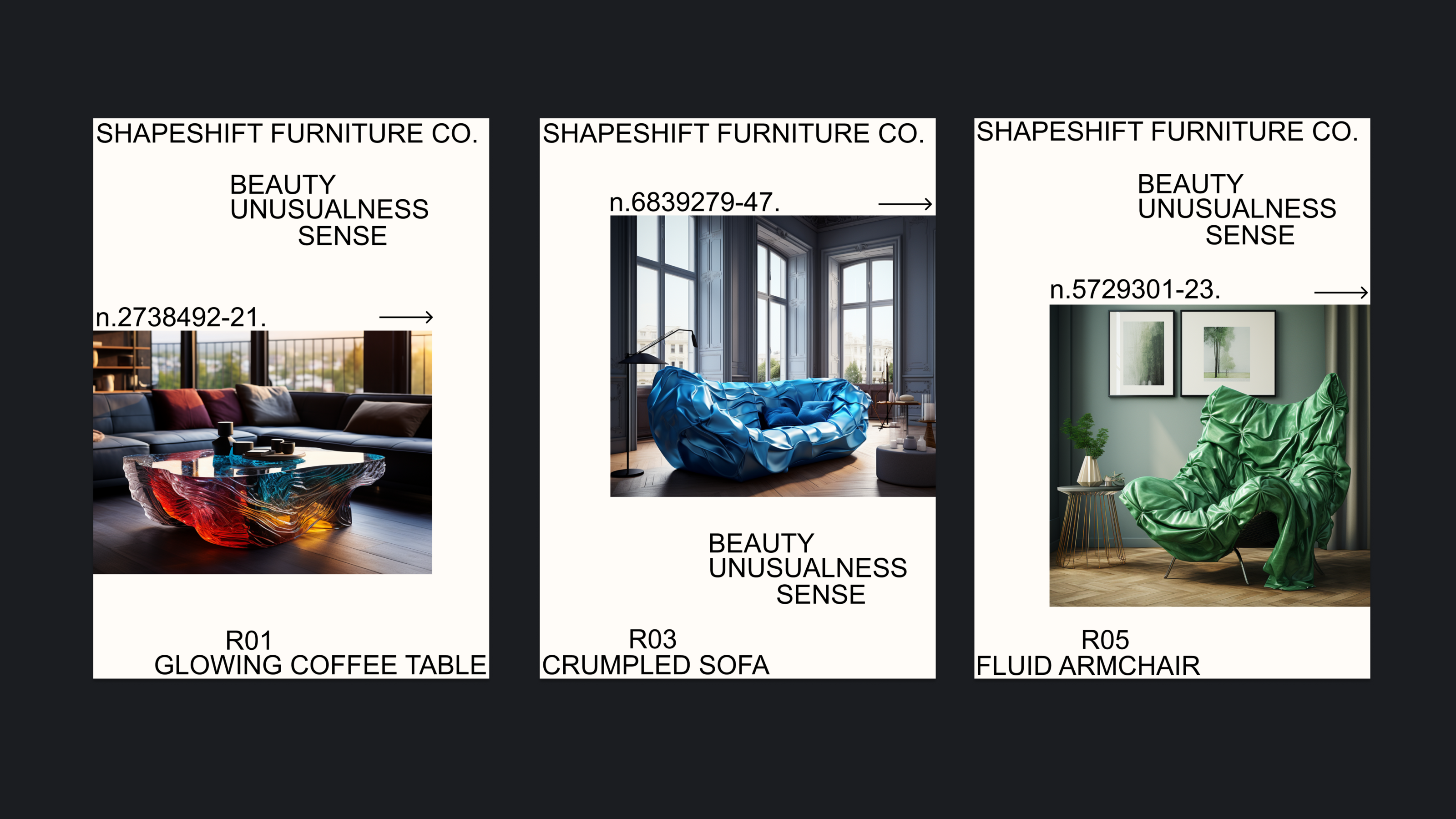 Айдентика │Shapeshift Furniture Co. — Изображение №2 — Брендинг, Графика на Dprofile